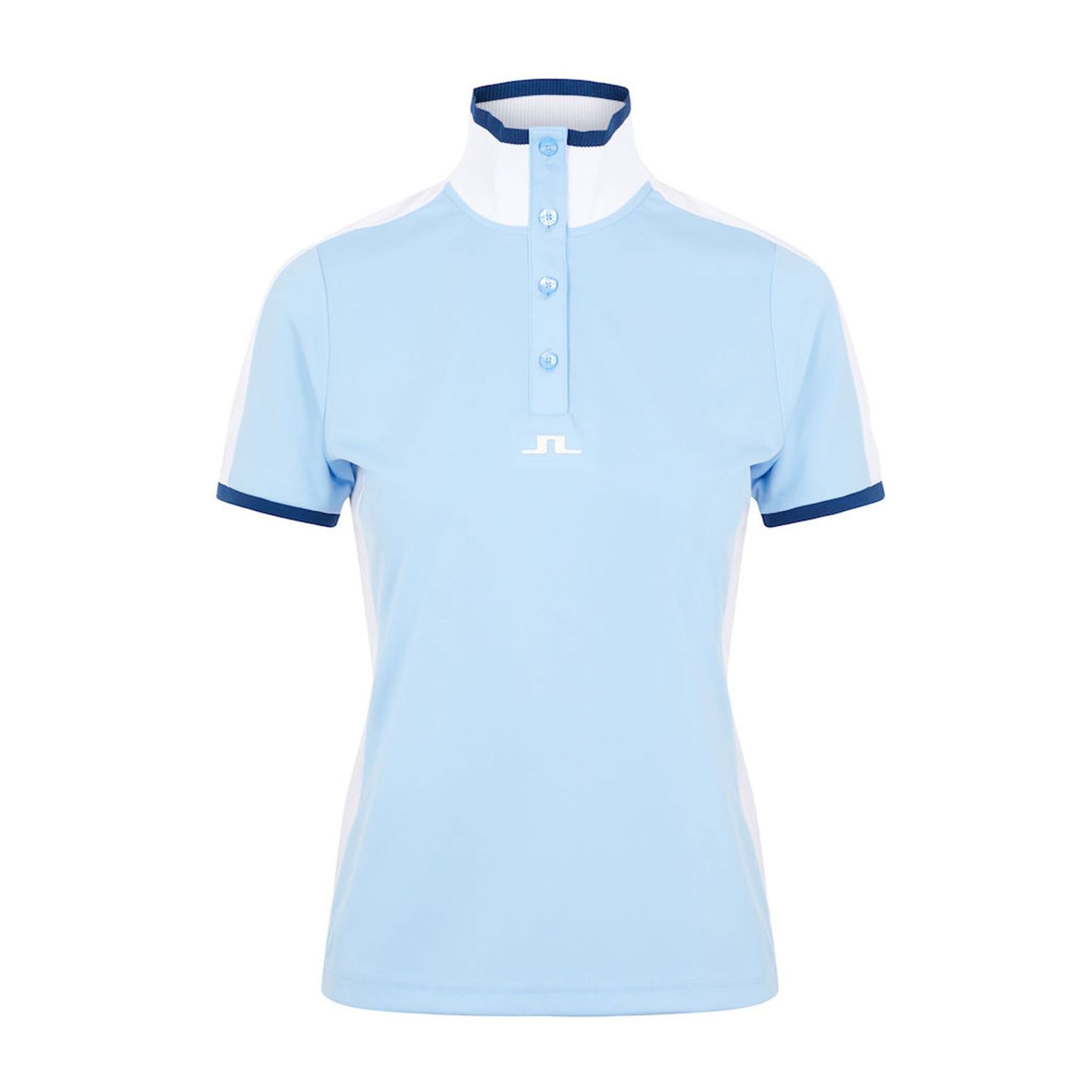 J. Lindeberg W Minna SS Polo Summer Blue Damen