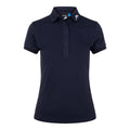 J. Lindeberg W Tour Tech slim TX Jersey Polo JL Navy Damen