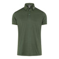 J. Lindeberg M Tour Tech Reg Fit SS Polo Thyme Green Melange Herren