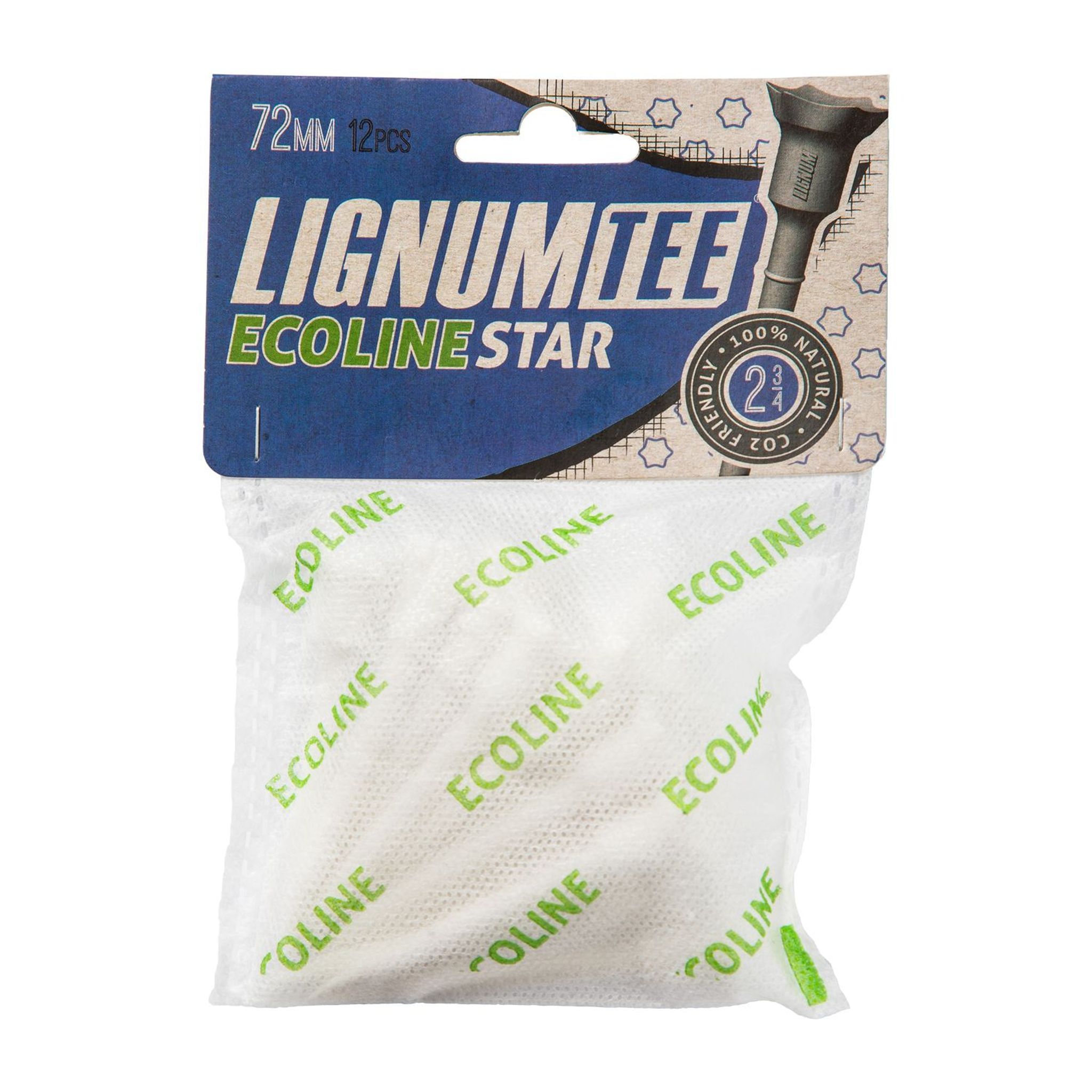 Lignum Eco 72mm Star [12Tees] Biały
