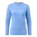 Kjus W Kicki V-Neck Pullover Vista Blue Mel Damen