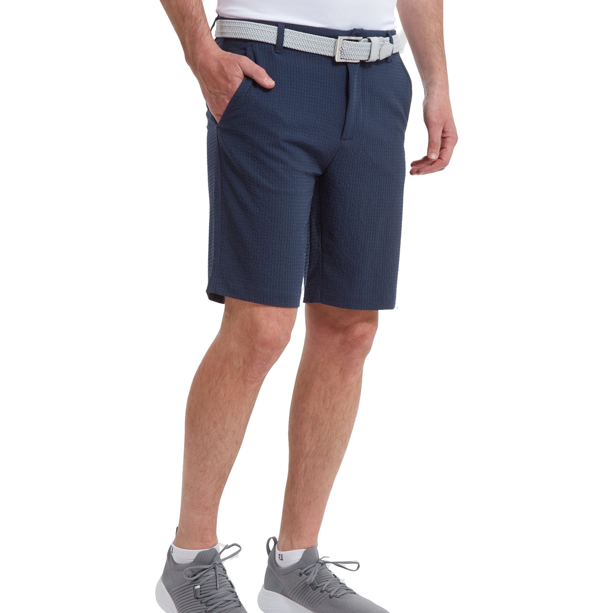 Footjoy M Performance Seersucker Shorts Navy Herren