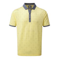 Footjoy M Birdseye Argyle SS Polo Slate/Yellow/White Herren