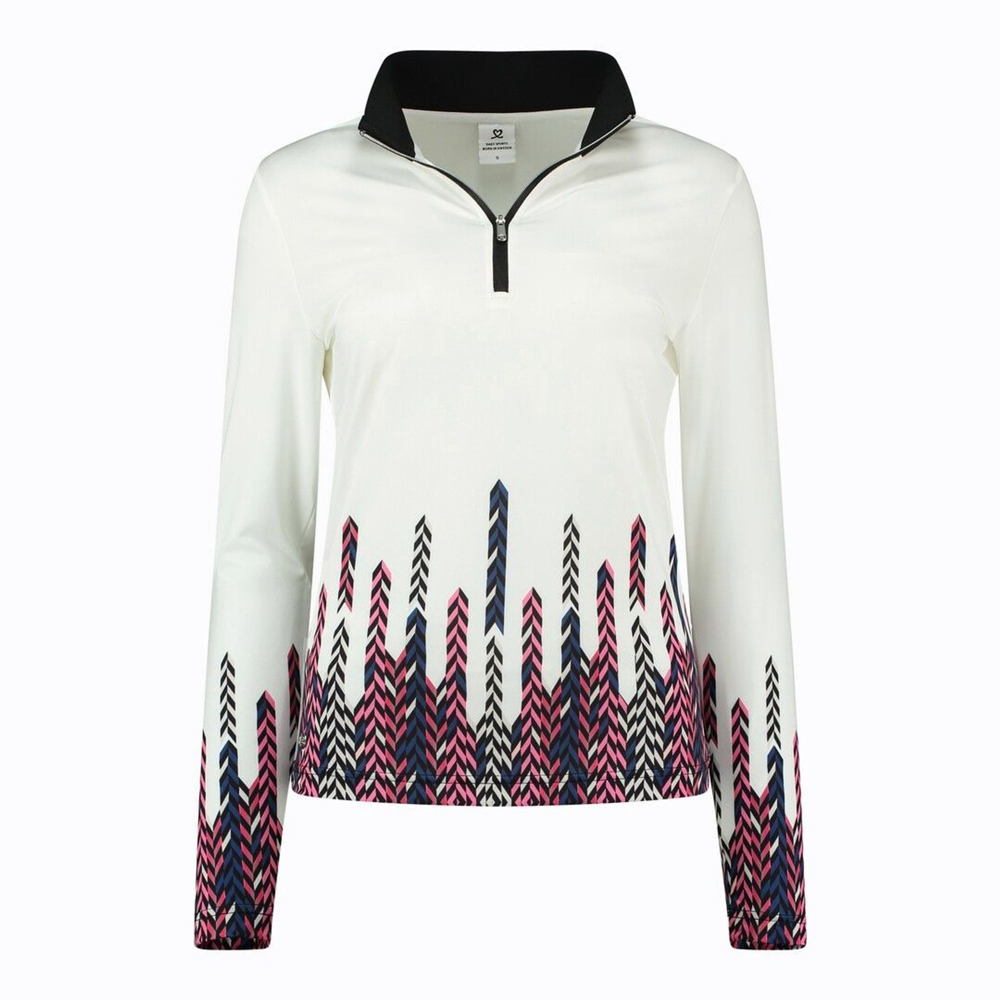 Codzienny Sportowy Polo Bastia Half Neck Damski Biały Damski
