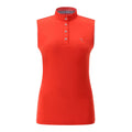 Chervo W Aniello SL Polo Rot (Kragen-Muster) Damen