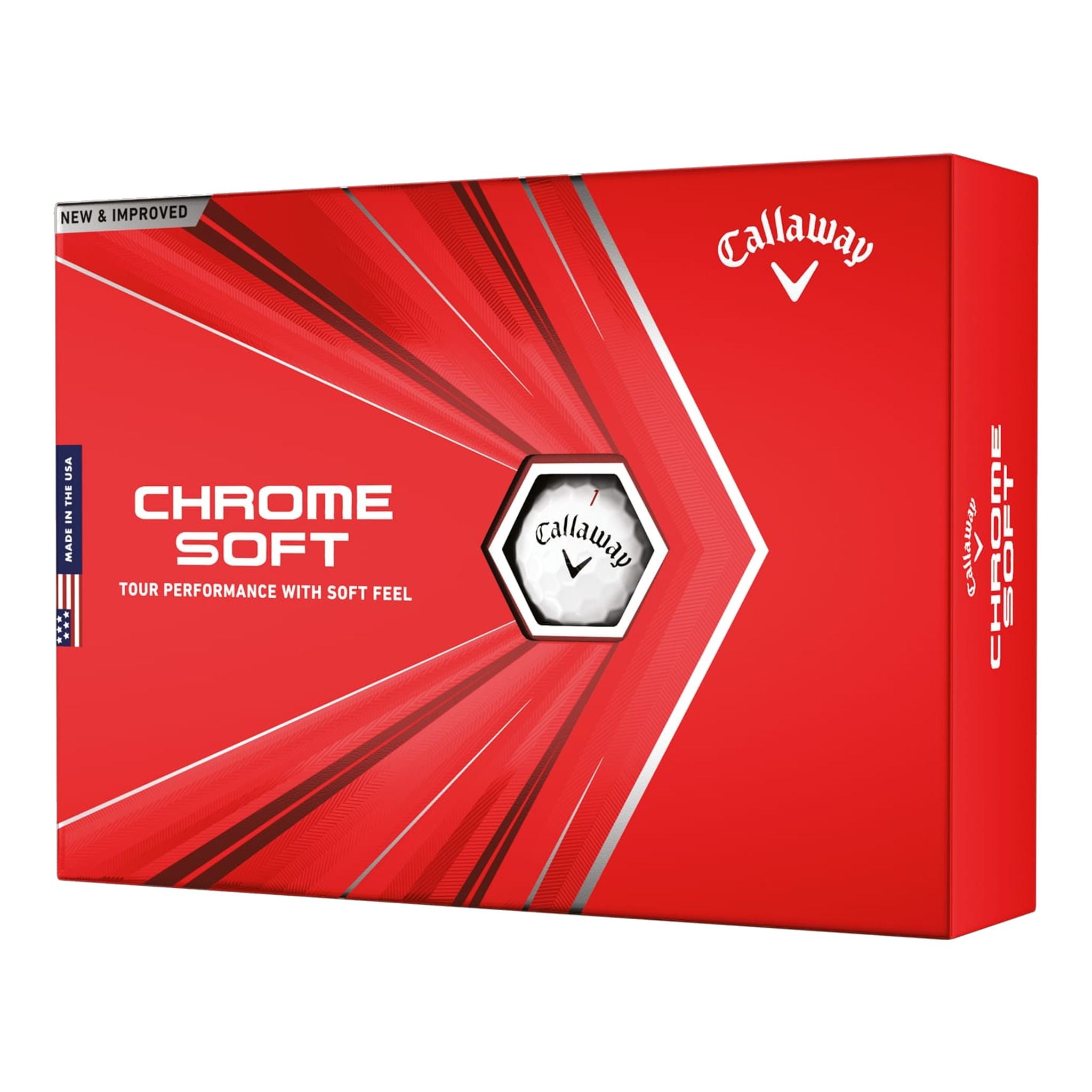 Callaway Chrome Soft (20) [12Bälle] Weiß