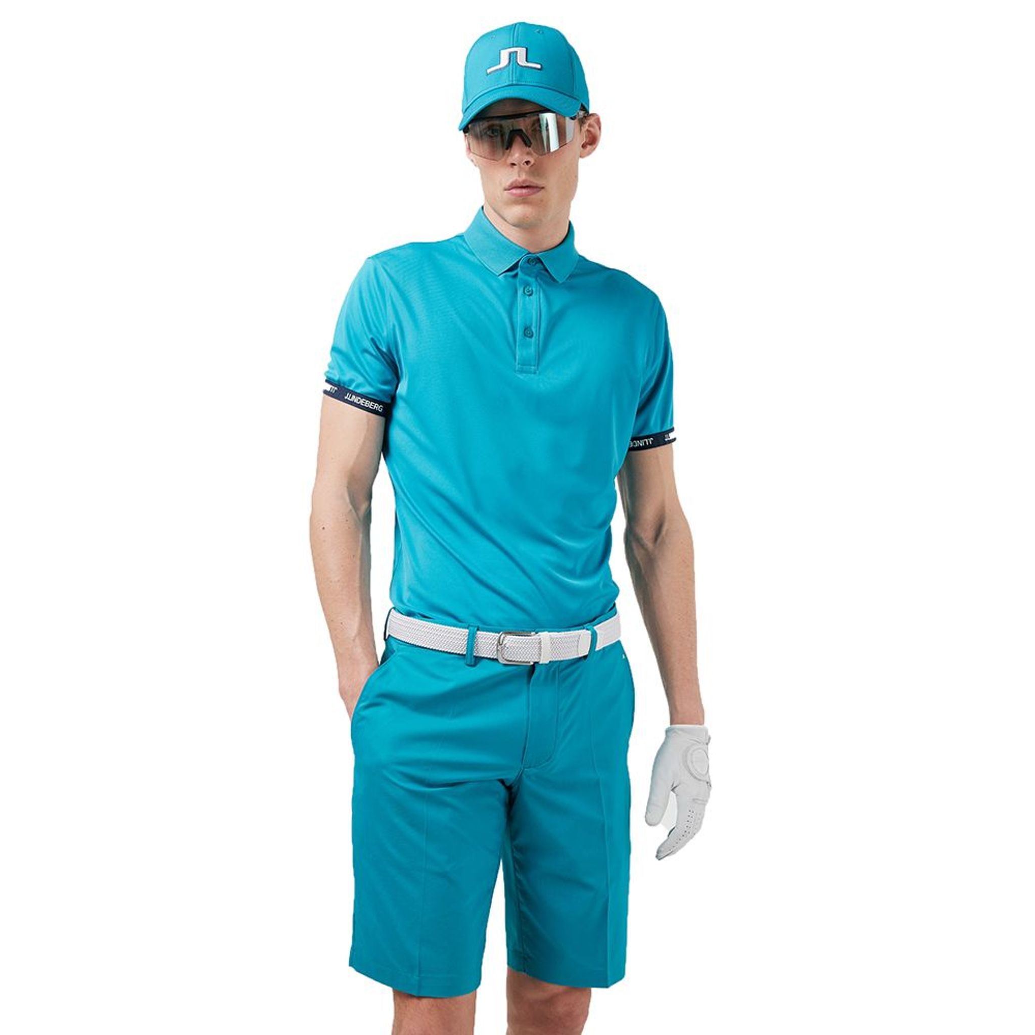 J. Lindeberg Guy Regular Golf Polo Męskie