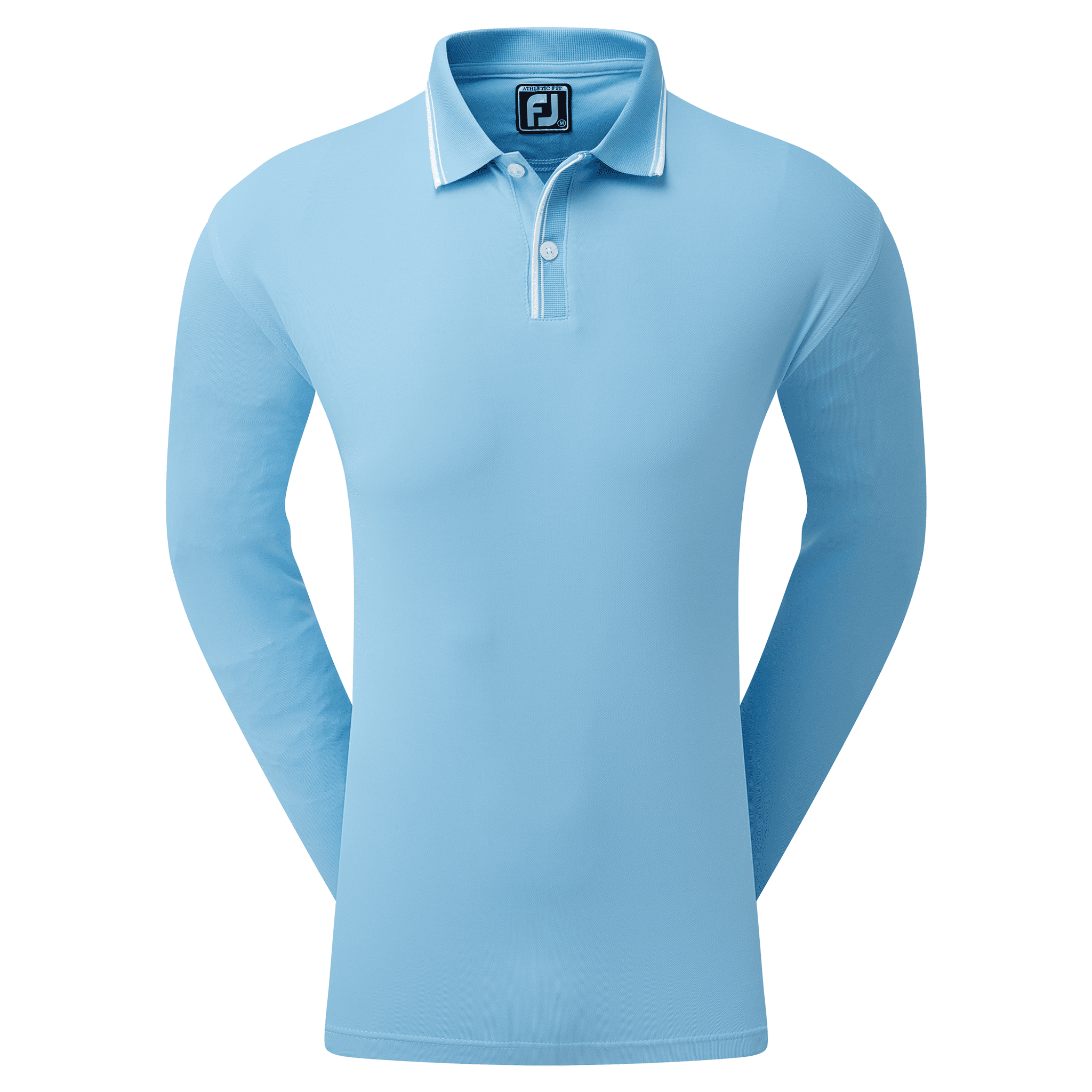 Footjoy Lightweight Sun Protection Polo z długim rękawem dla mężczyzn