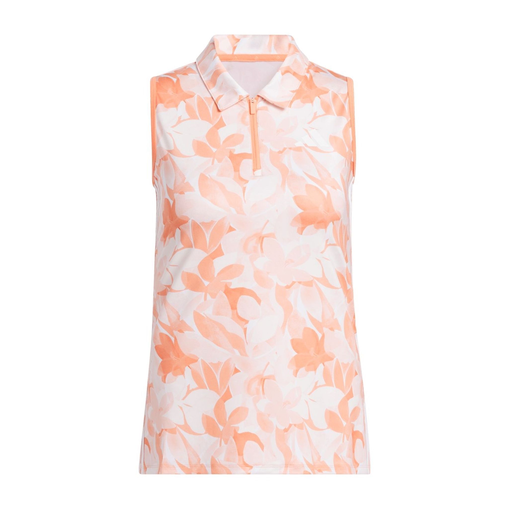 Adidas Floral Polo bez rękawów Damskie