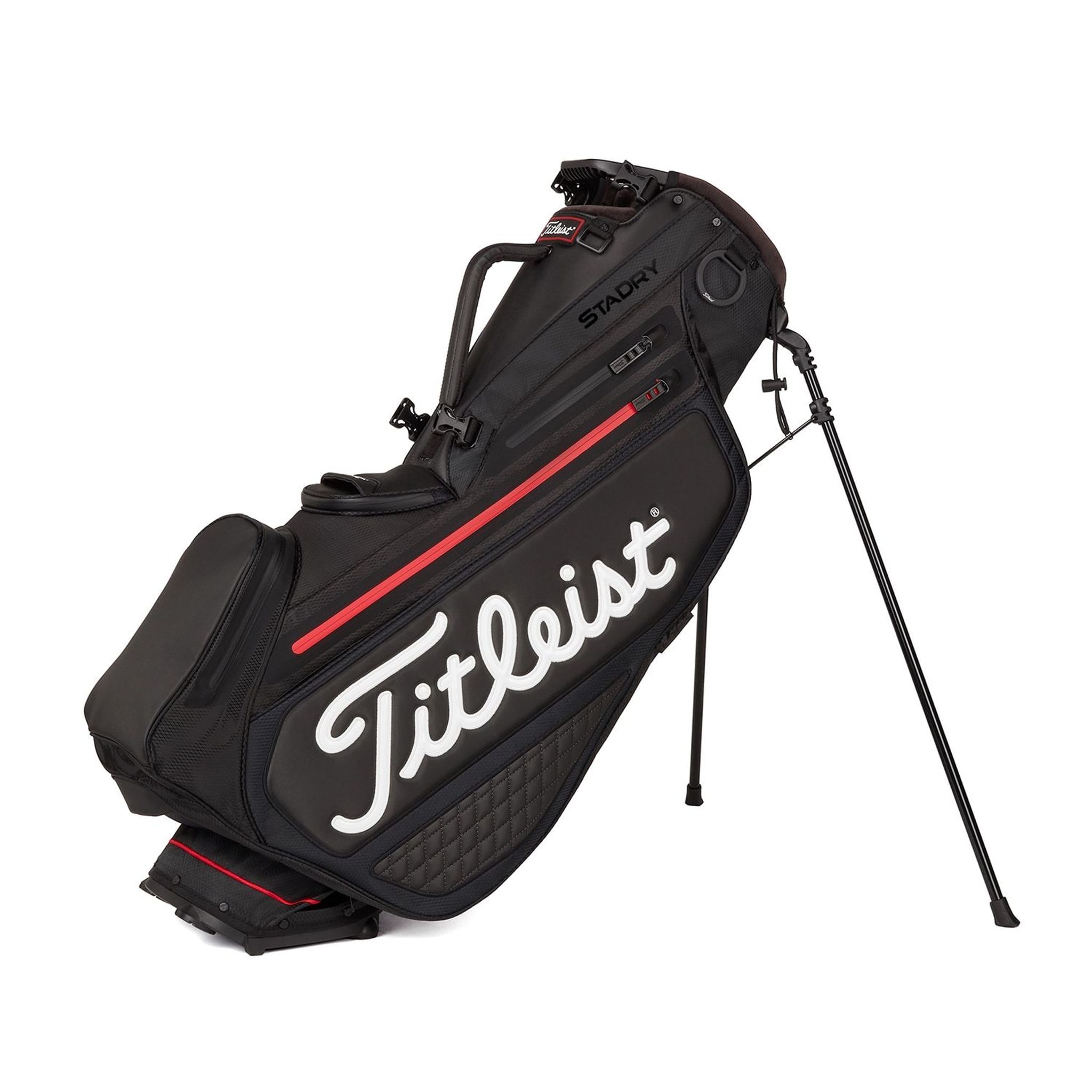 Titleist Premium StaDry Jet Black Tour Standbag
