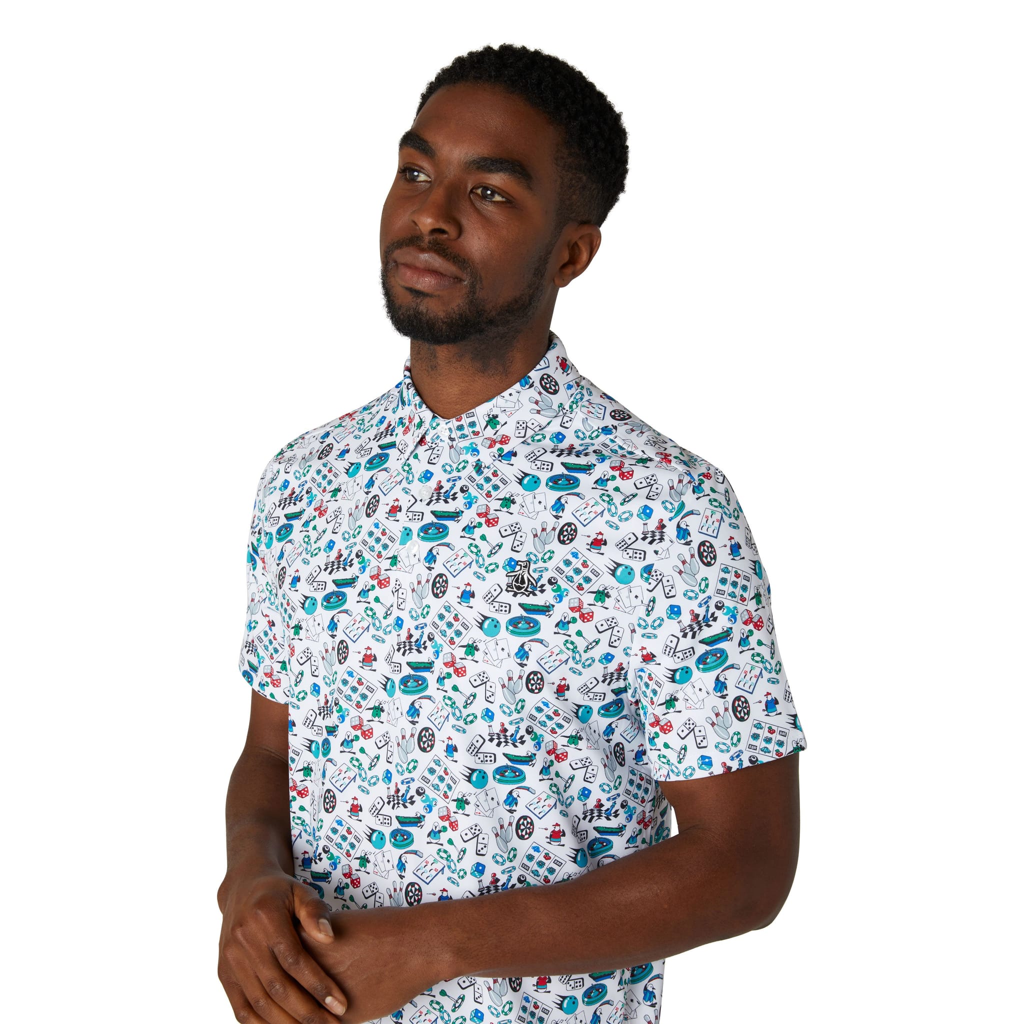 Original Penguin Roadmap All-Over Novelty Polo Herren