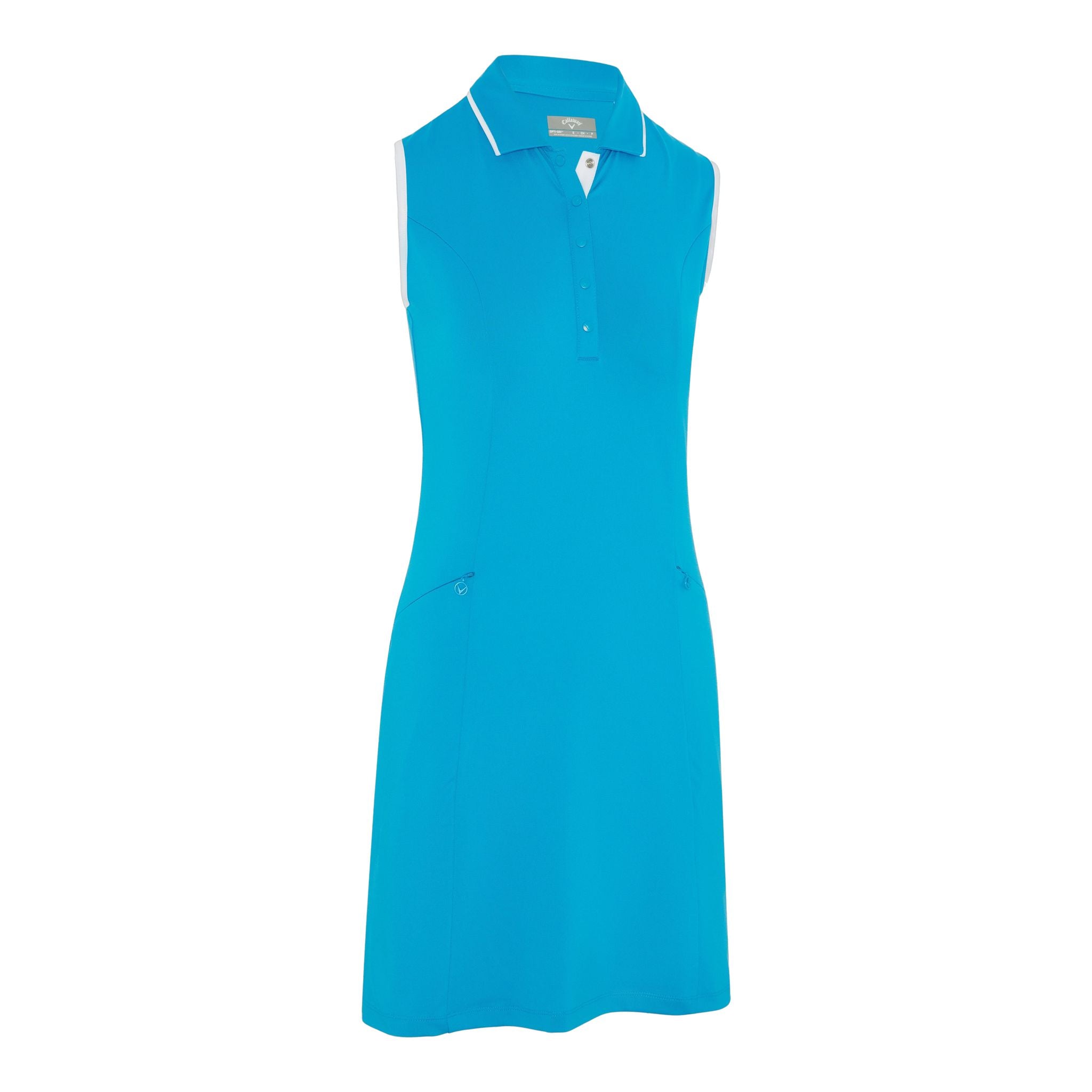 Callaway Sleeveless Snap Pla Kleid Damen