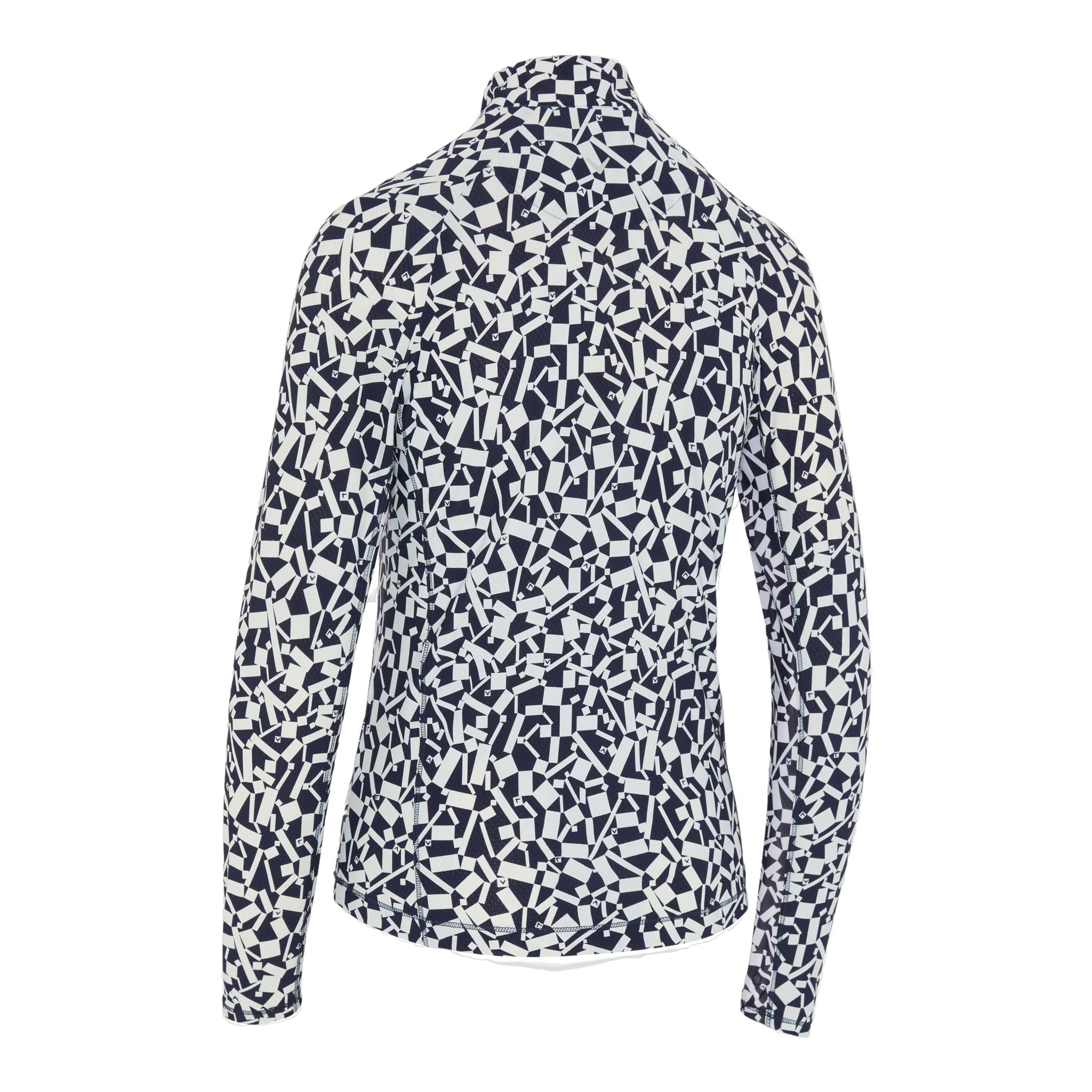 Callaway Two Toned Geo Printed Shirt Damen