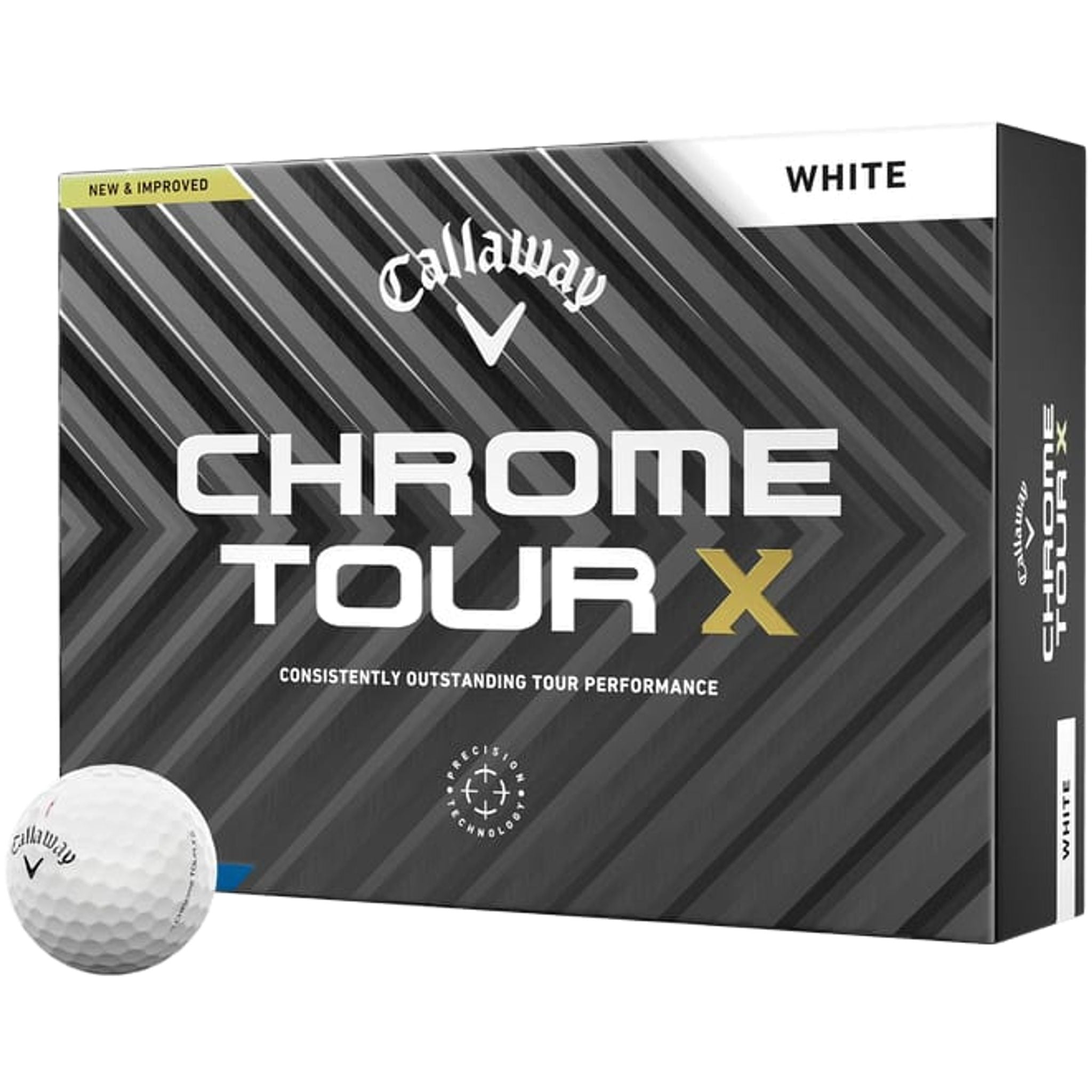 Callaway Chrome Tour X [12 Stück] Golfbälle (2024)