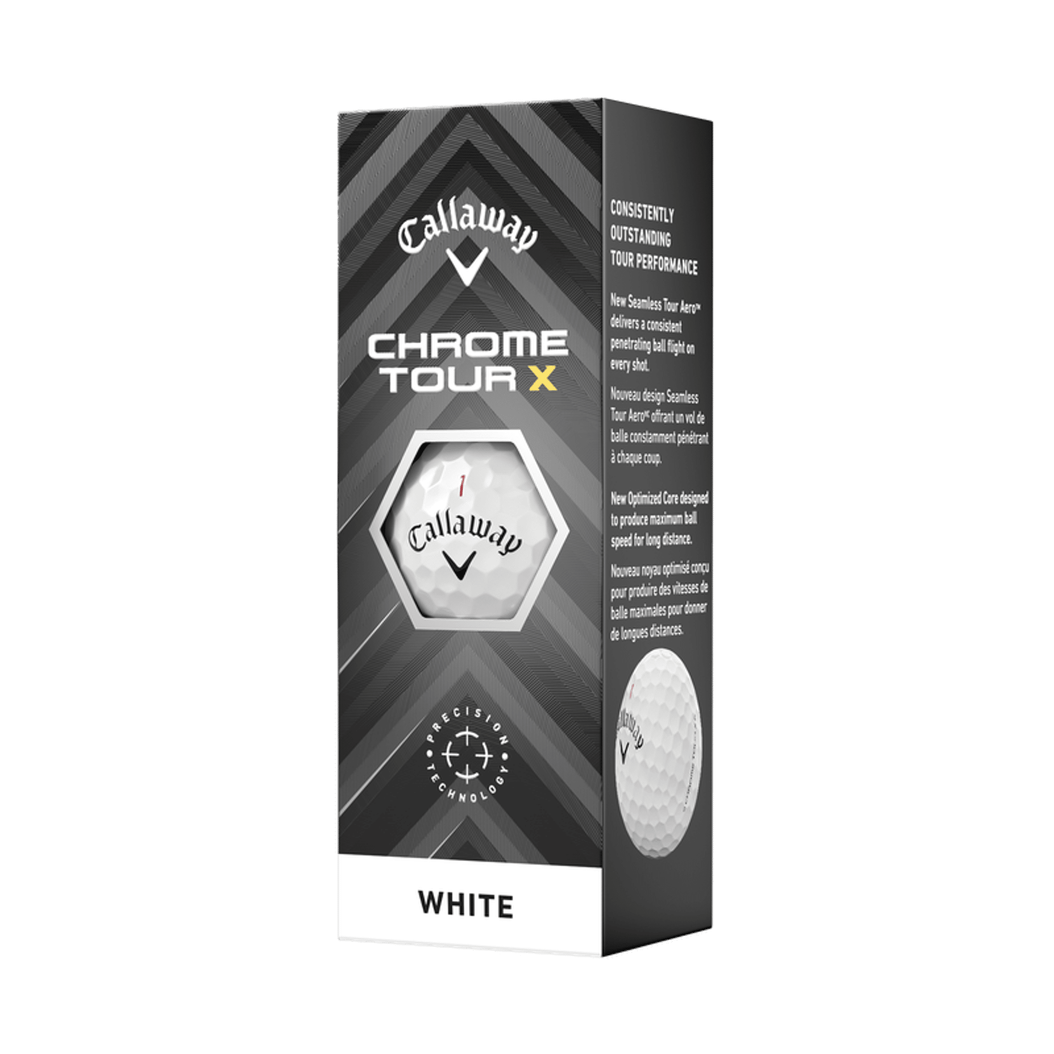 Callaway Chrome Tour X [12 sztuk] Piłki golfowe (2024)