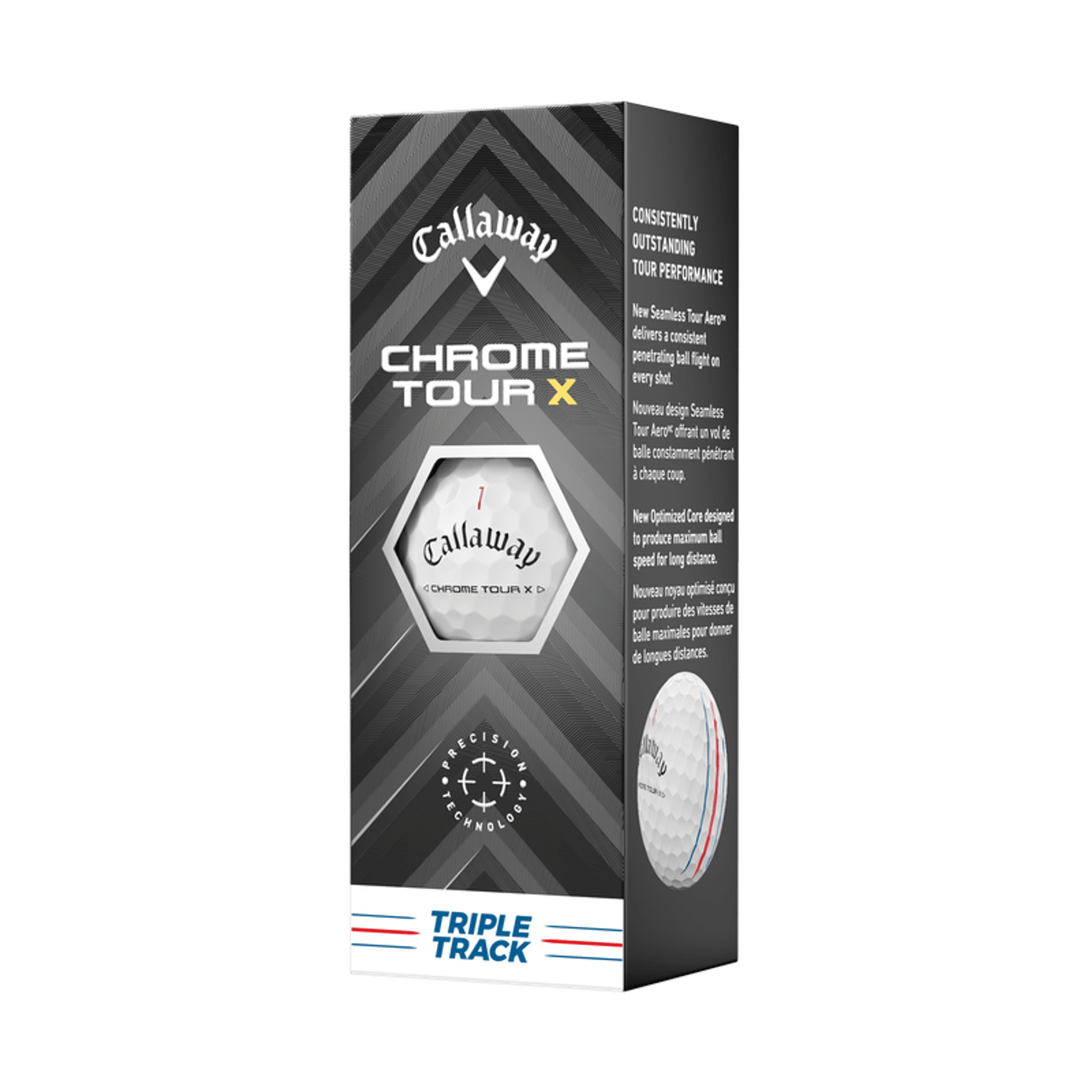 Callaway Chrome Tour X Triple Track [48 sztuki] Piłki golfowe (2024)