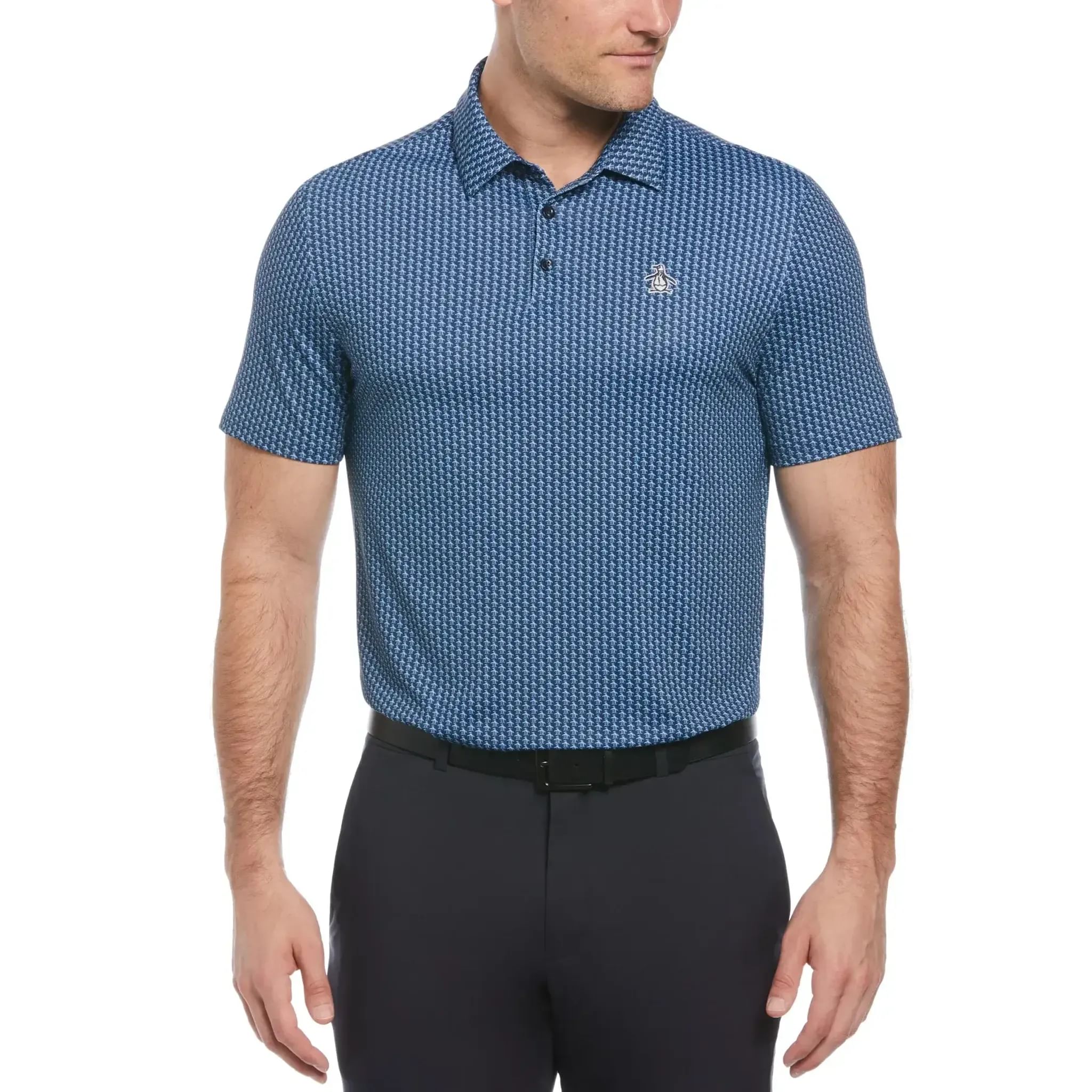 Original Penguin Polo z całkowitym nadrukiem Pete dla mężczyzn