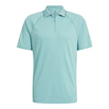 Adidas Equipment Zipper Pique SS Polo Mint Herren
