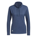 Adidas High Mock Golf Pullover Crew Navy Melange Damski Damski