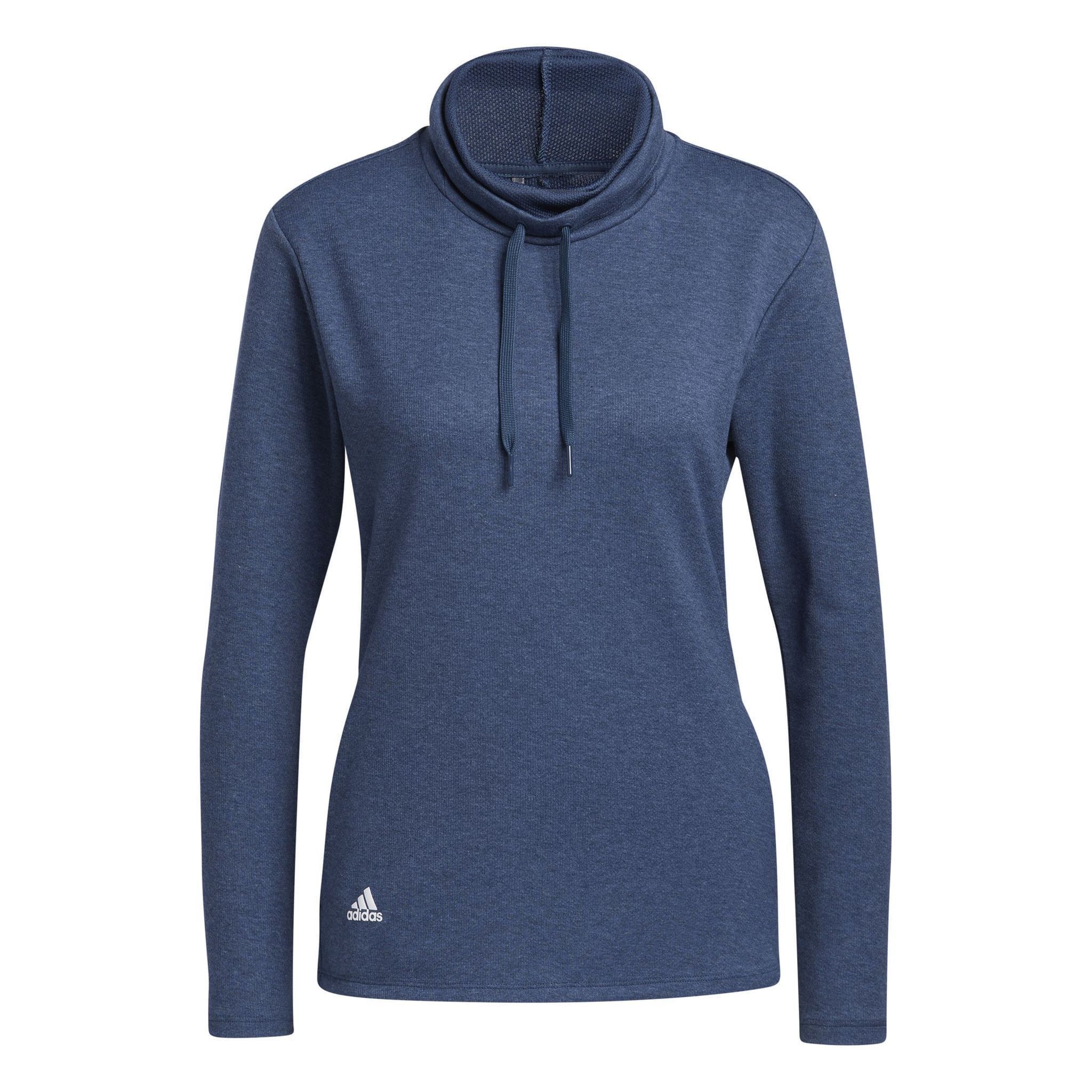 Adidas High Mock Golf Pullover Crew Navy Melange Damski Damski