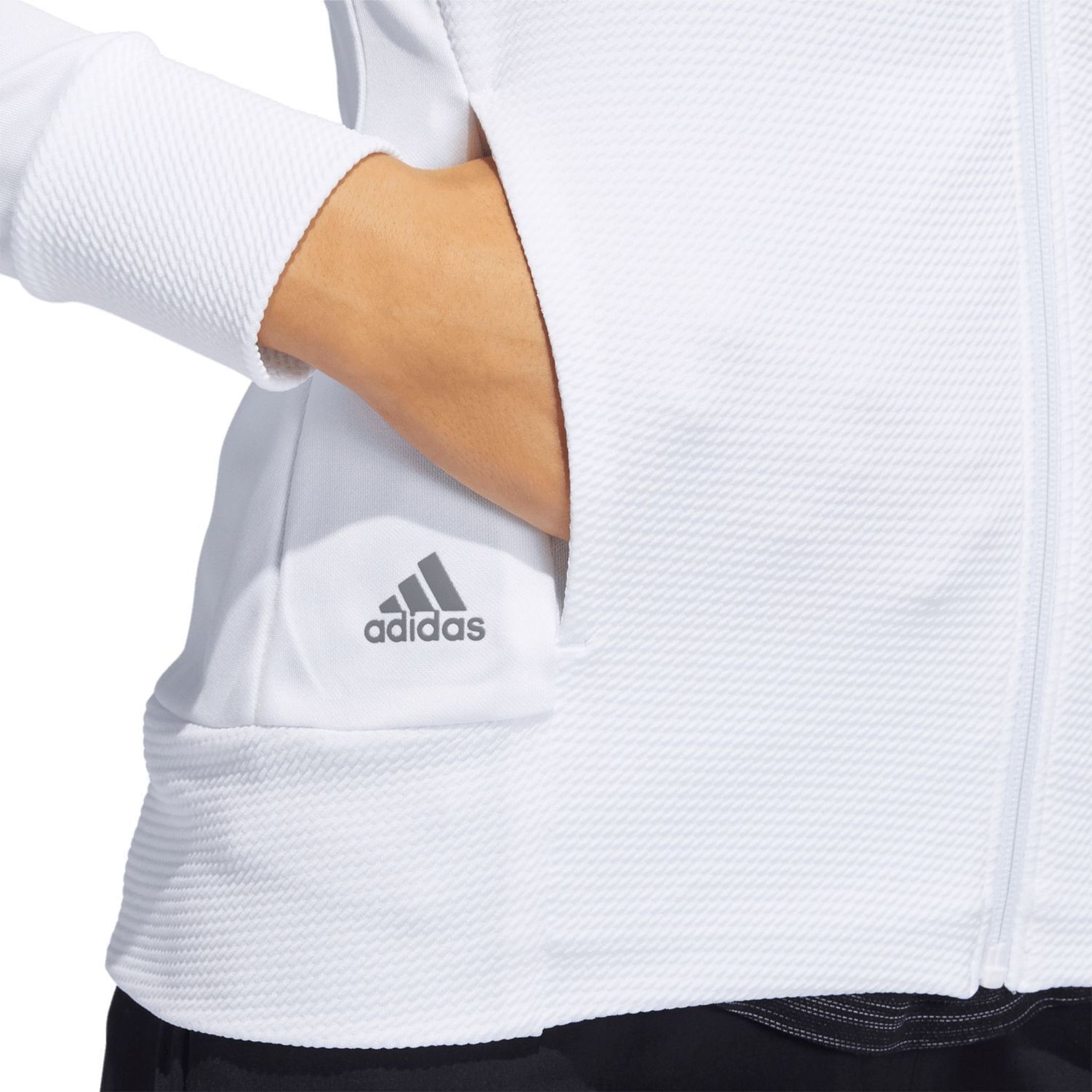 Adidas Textured Full-Zip Kurtka Damska