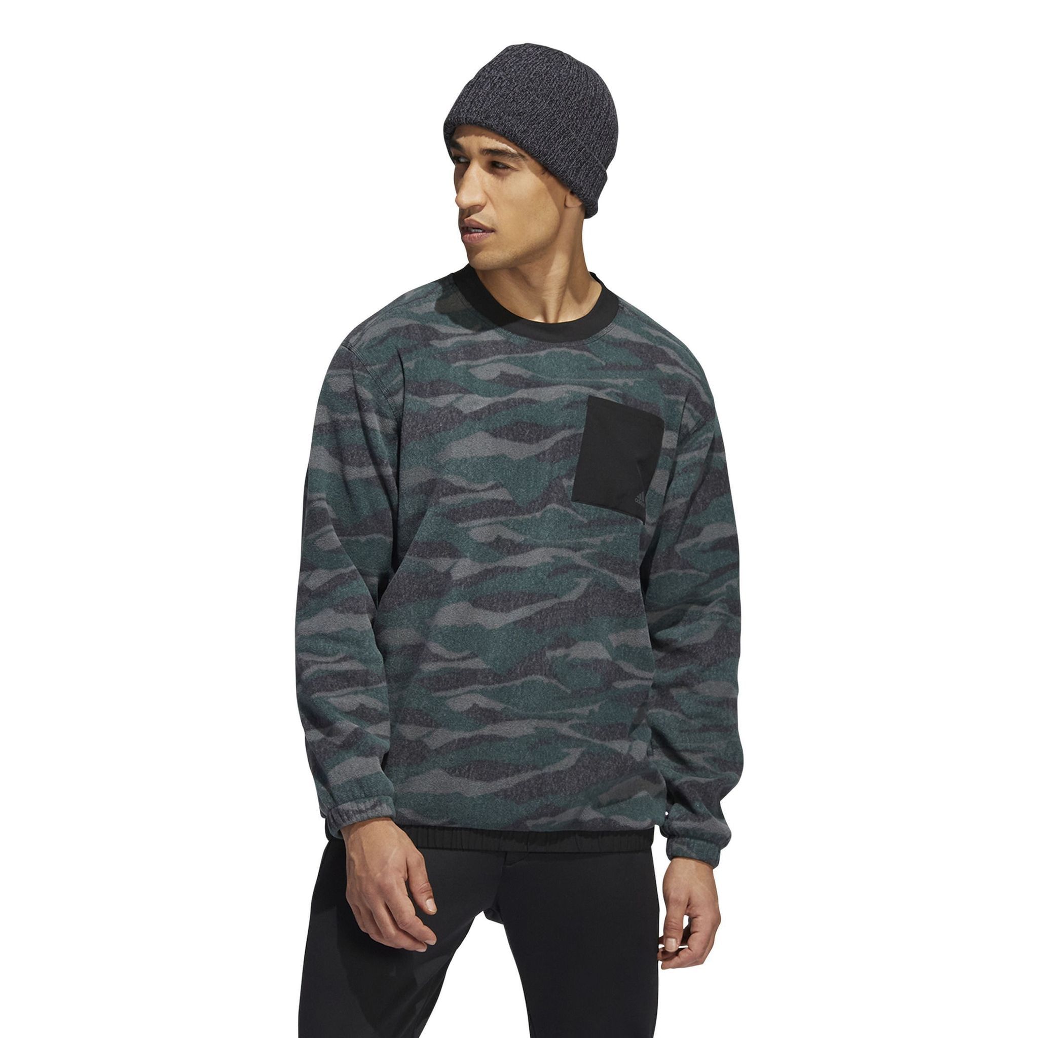 Adidas Txt Print Crew Pullover Męski