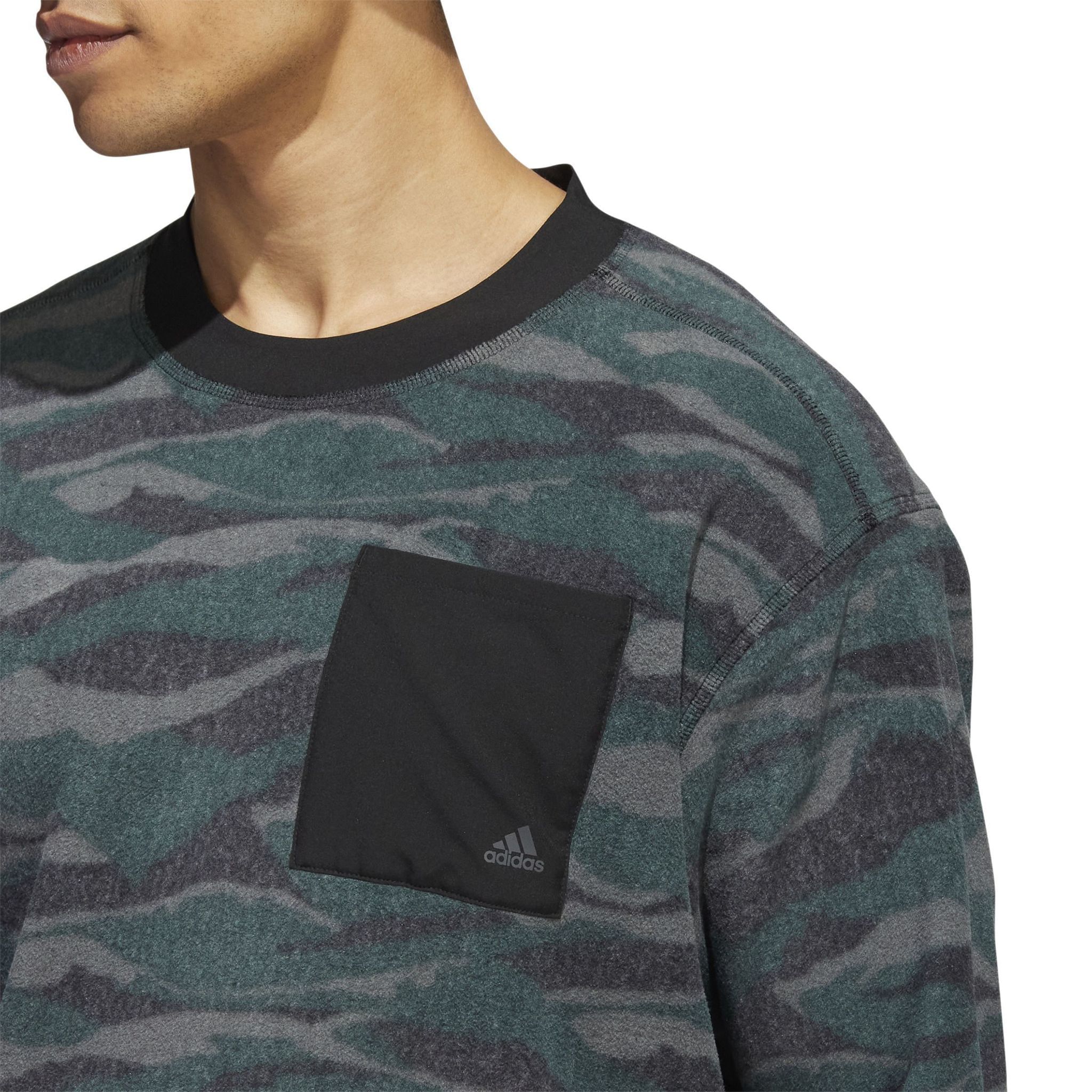 Adidas Txt Print Crew Pullover Męski