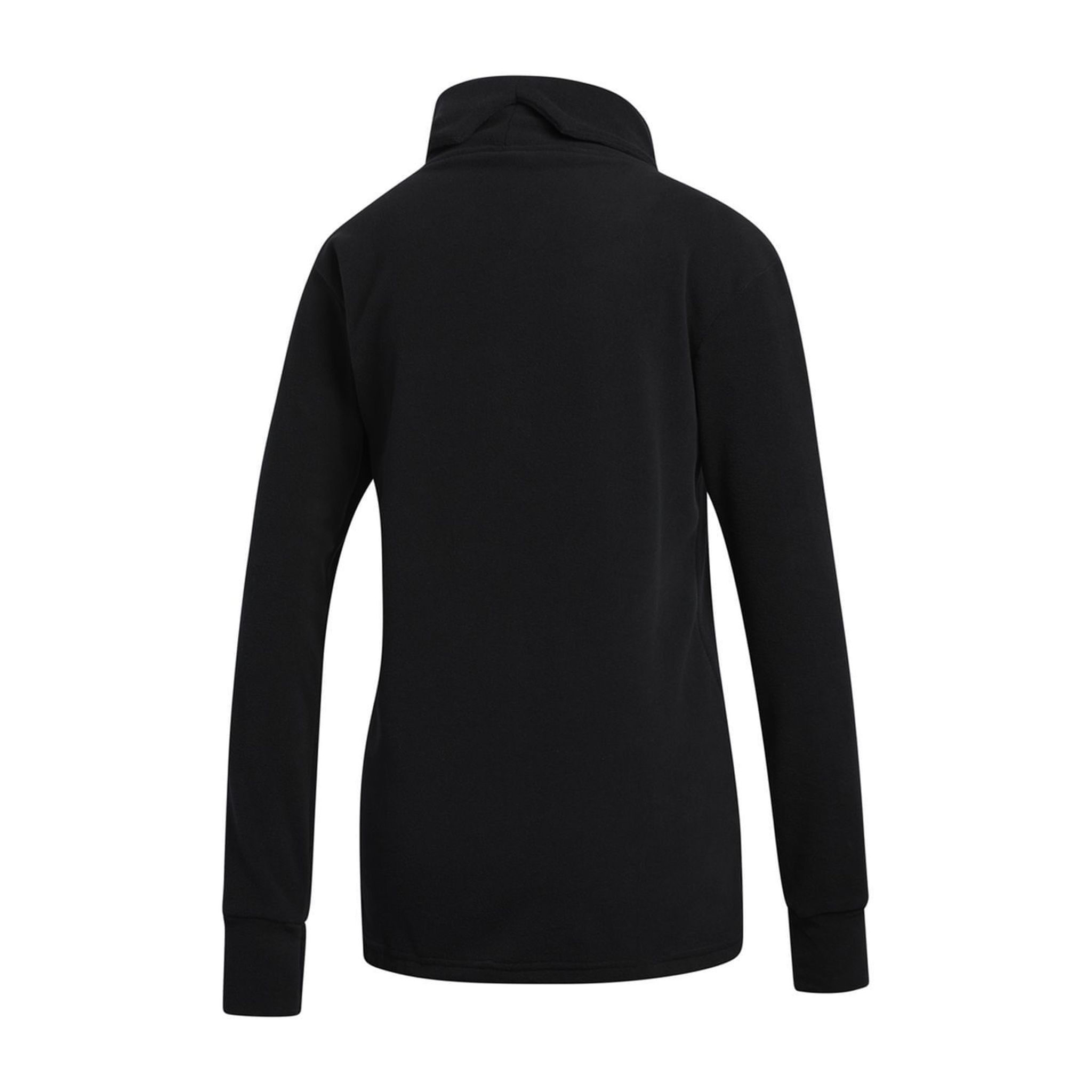 Adidas W Sweter Polarfleece Mock Czarny Damski