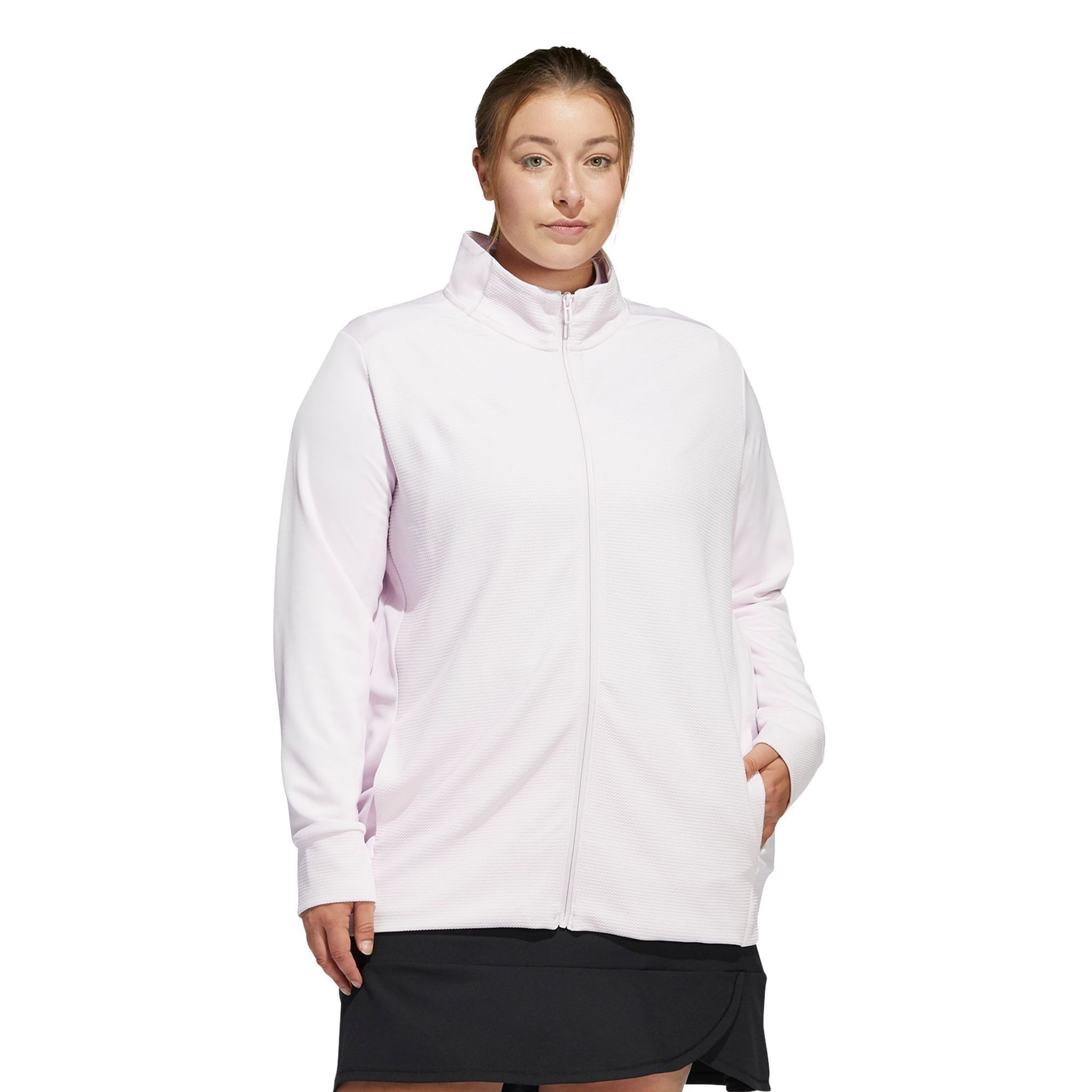 Adidas W Texture Full Zip Kurtka Almost Pink Damska