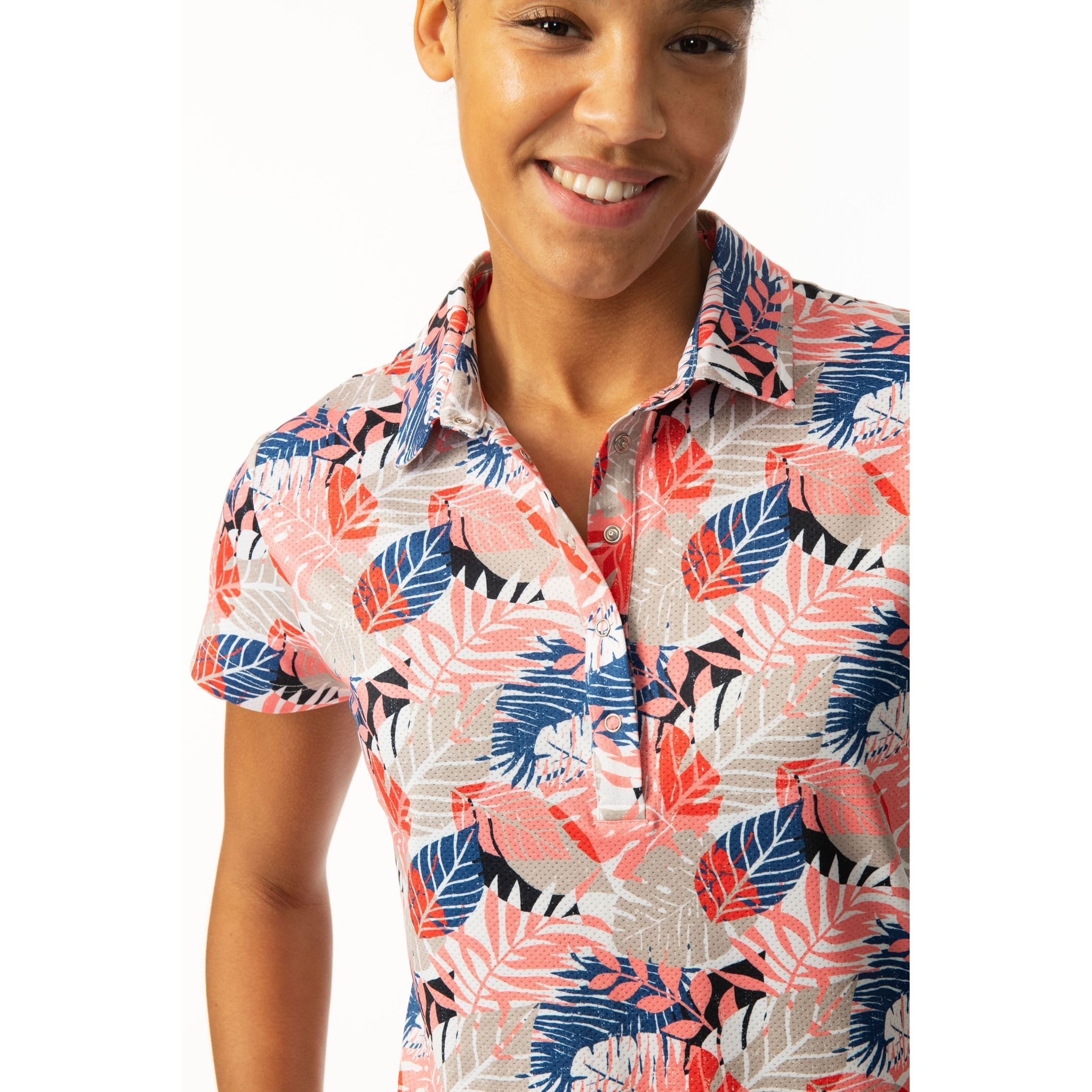 Daily Sports Flair Cap Sleeve Golf Polo dla Kobiet