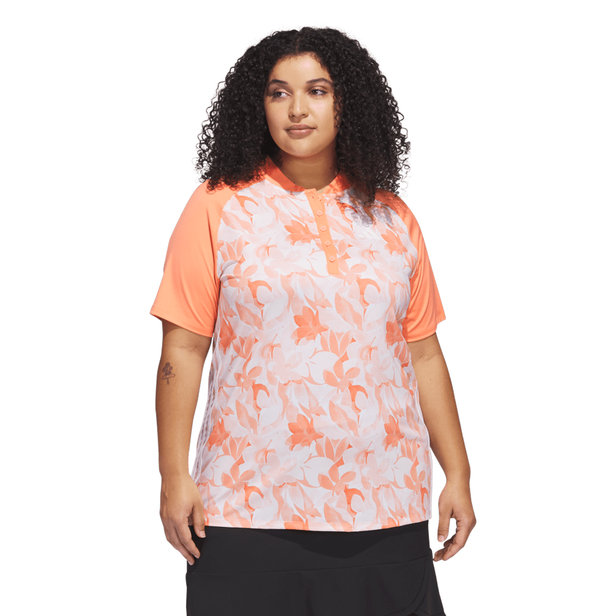 Adidas Floral Poloshirt Damskie