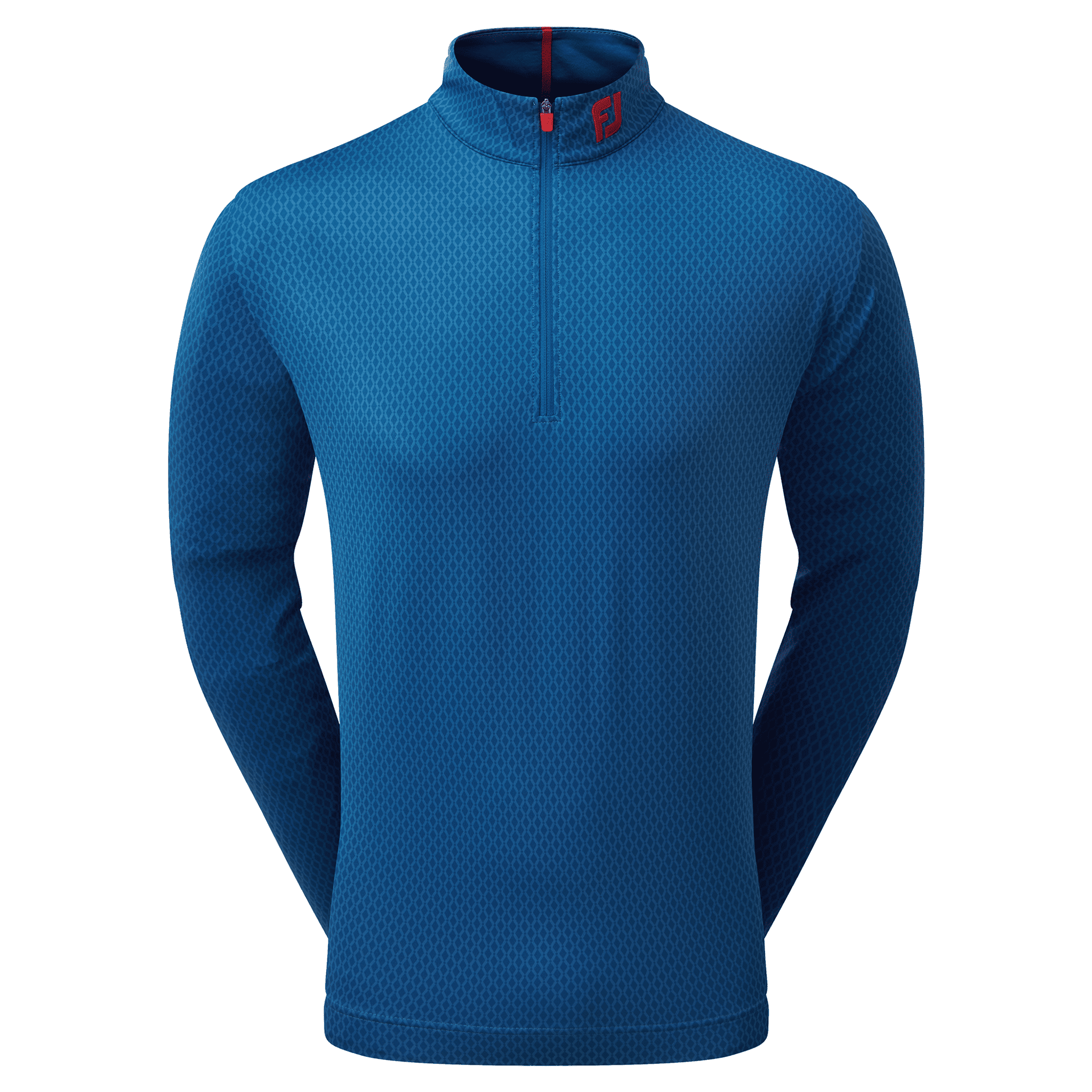 Footjoy Tonal Print Knit Chill-Out Pullover Męski