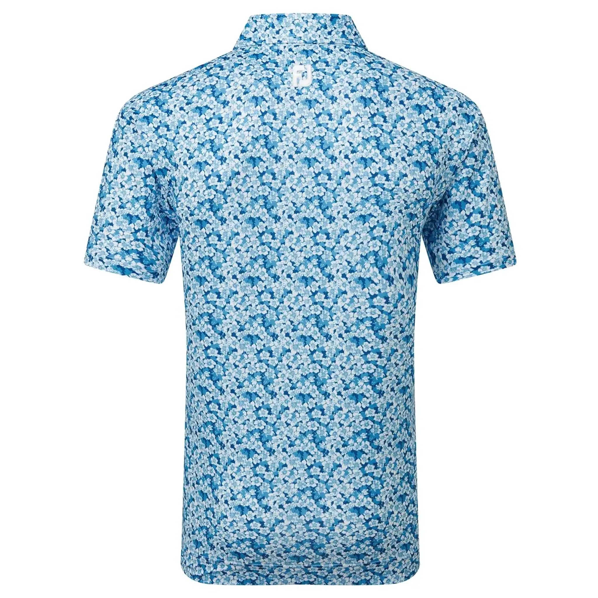 Footjoy Primrose Print Lisle Koszulka Polo Męska