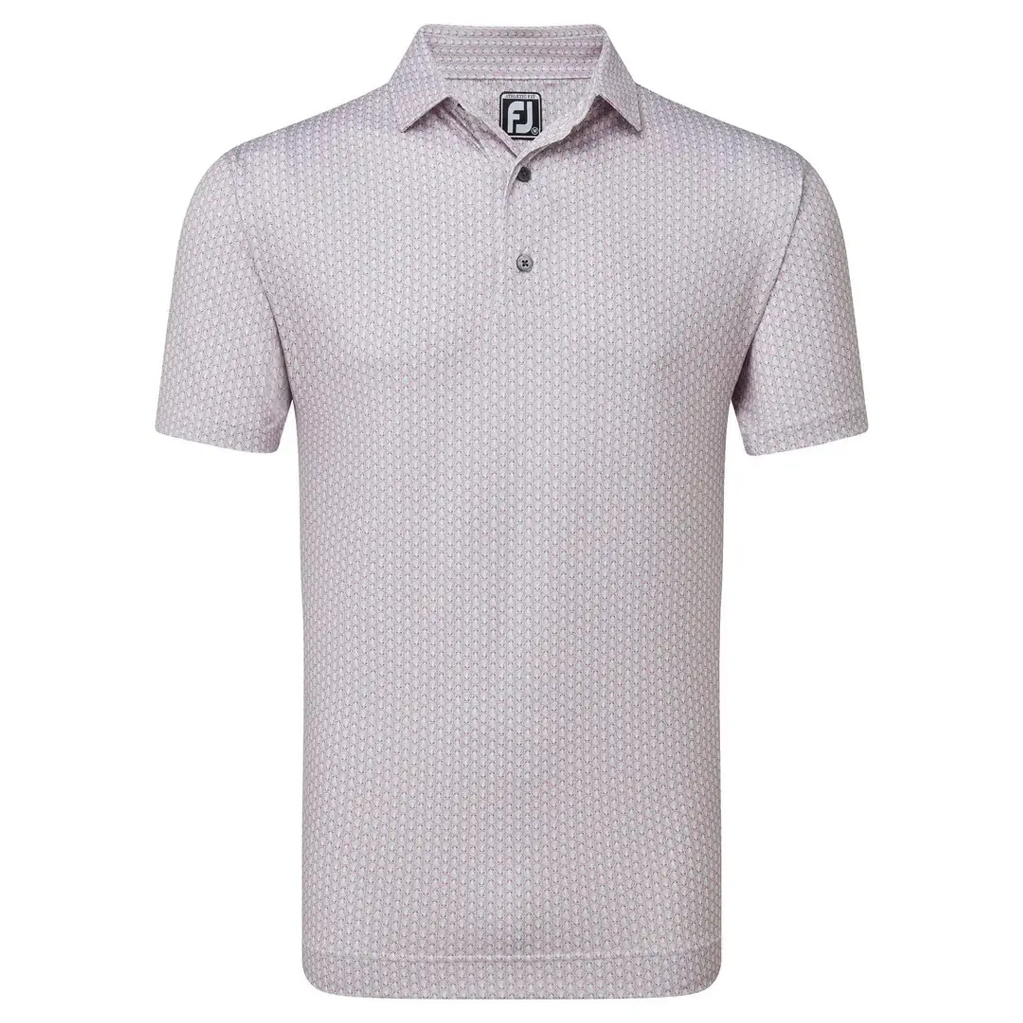 Footjoy Shell Foulard Lisle Koszulka polo męska