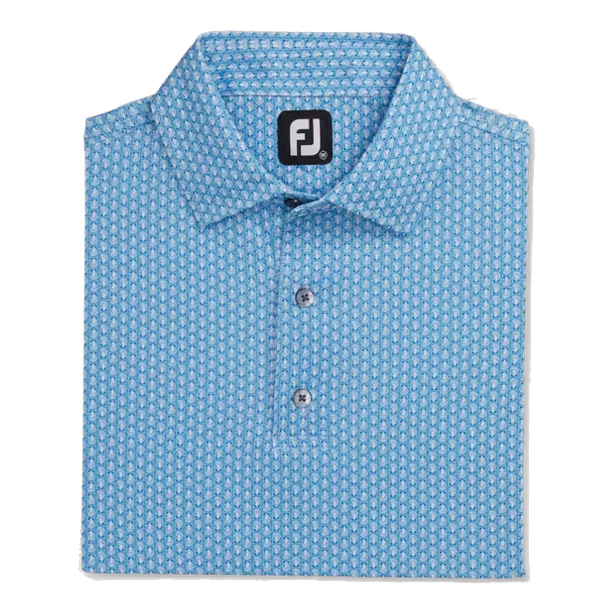 Footjoy Shell Foulard Lisle Poloshirt Herren