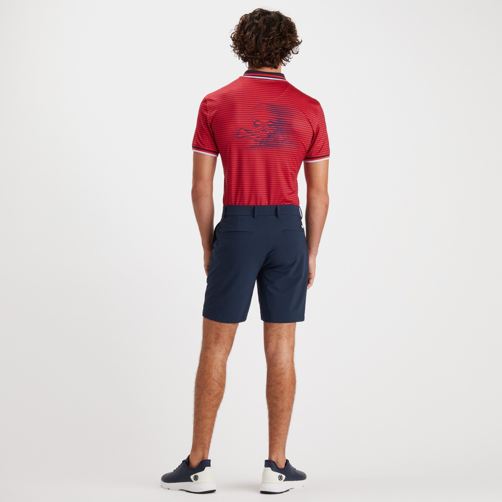 GFORE Skull and T´s 3D Tech Slim Fit Gpoloshirt Męskie