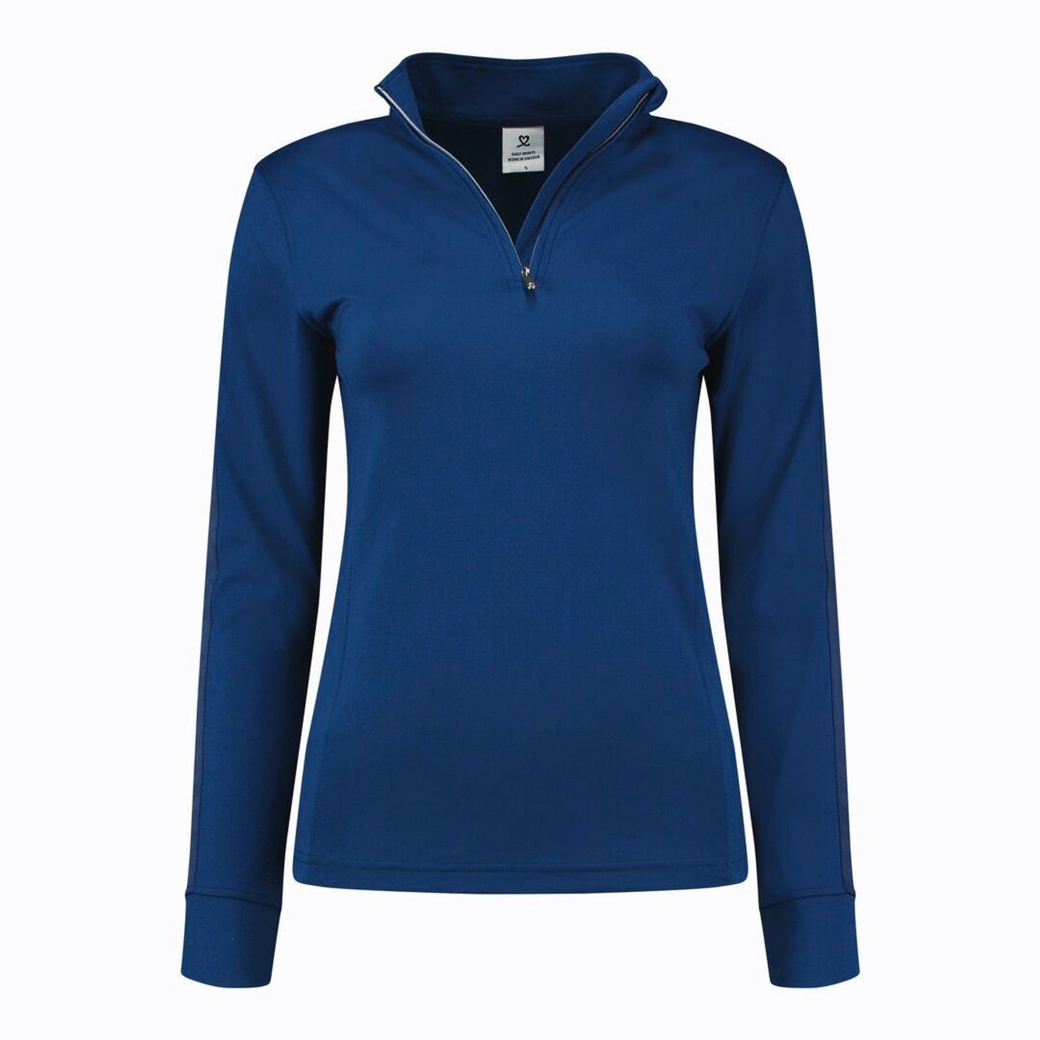 Codzienny sportowy polo z półgolfem i długim rękawem dla kobiet Spectrum Blue Damen