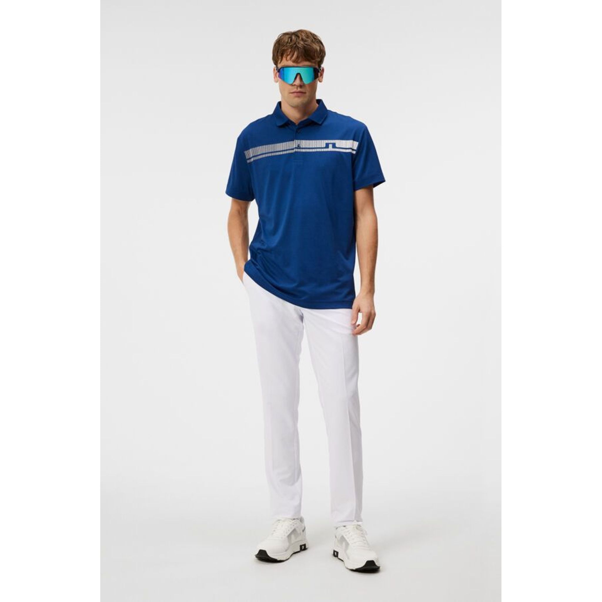 J. Lindeberg Klas Regular Fit Golf Polo Męskie