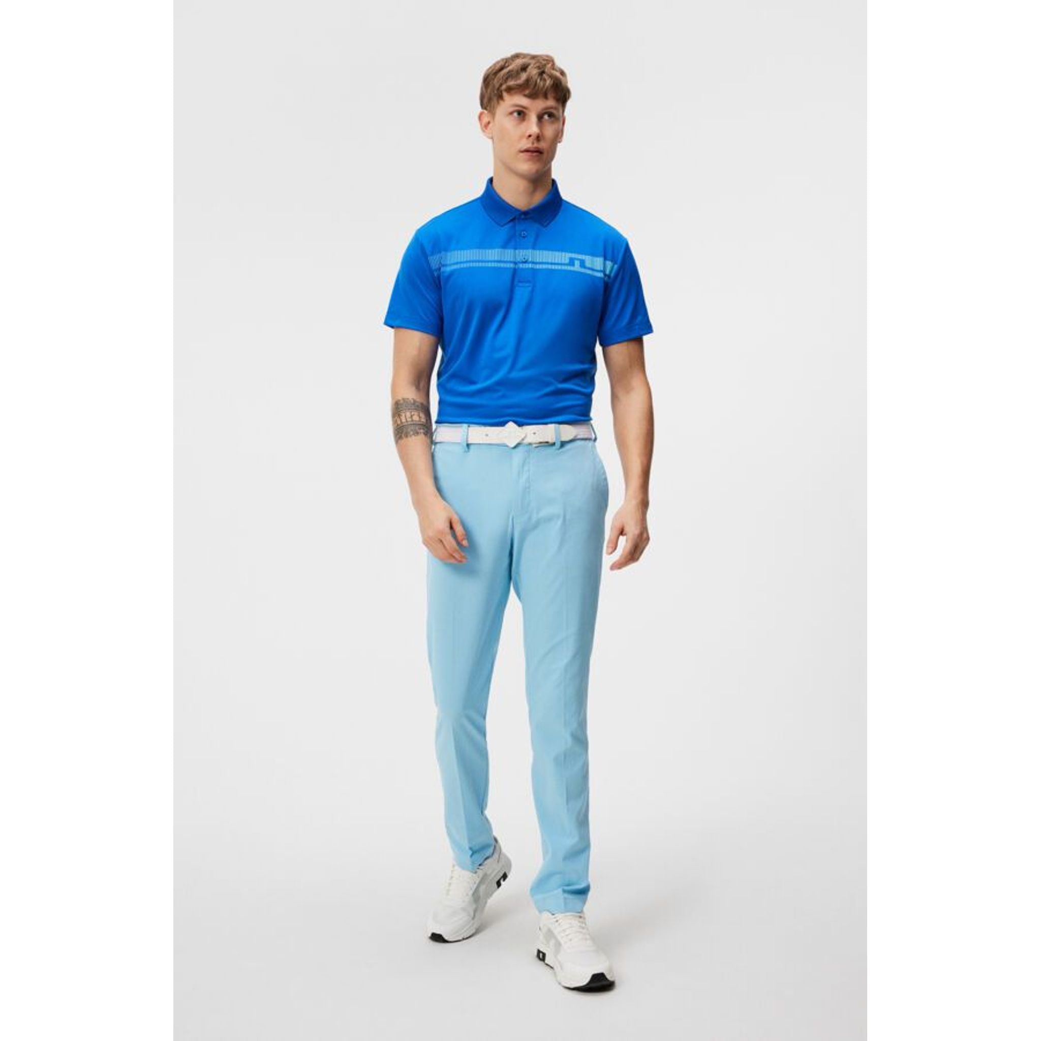 J. Lindeberg Klas Regular Fit Golf Polo Męskie