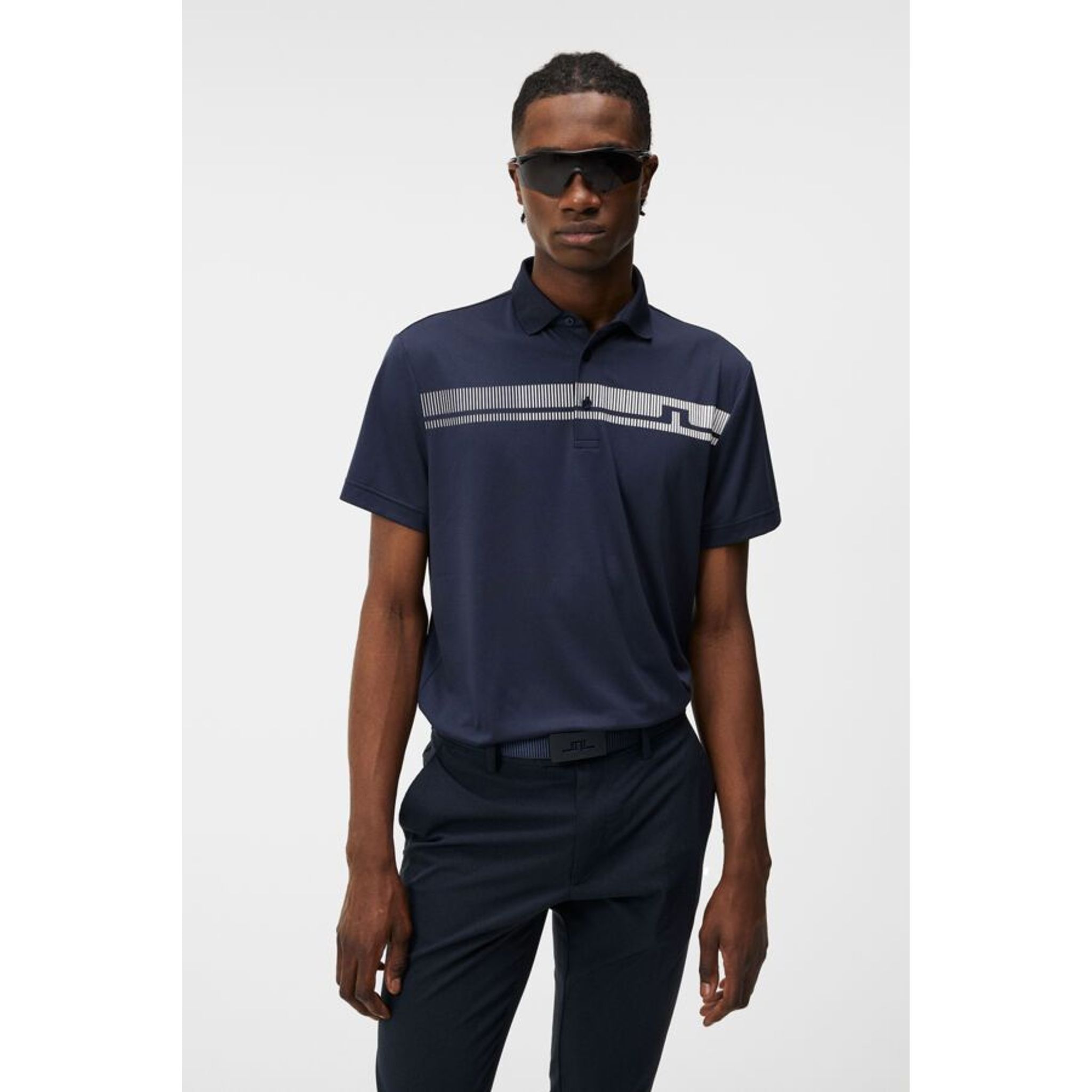 J. Lindeberg Klas Regular Fit Golf Polo Męskie