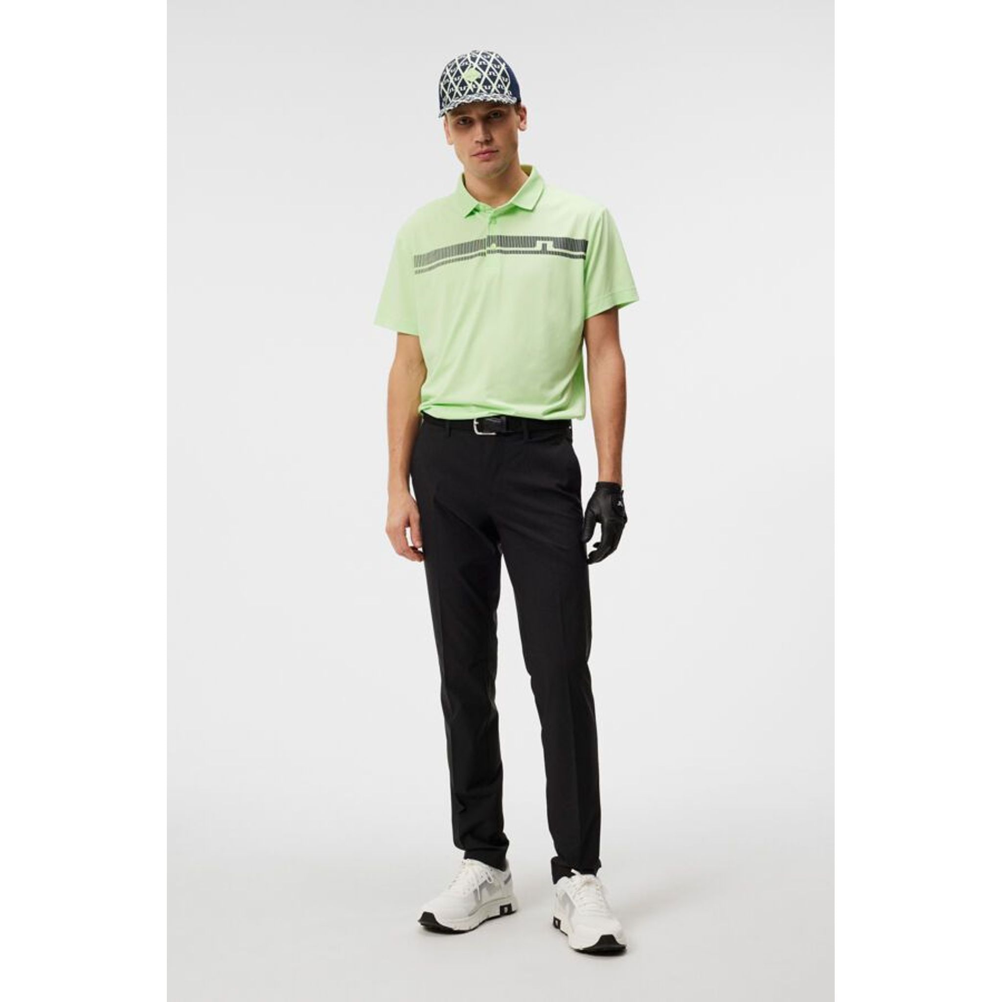 J. Lindeberg Klas Regular Fit Golf Polo Męskie