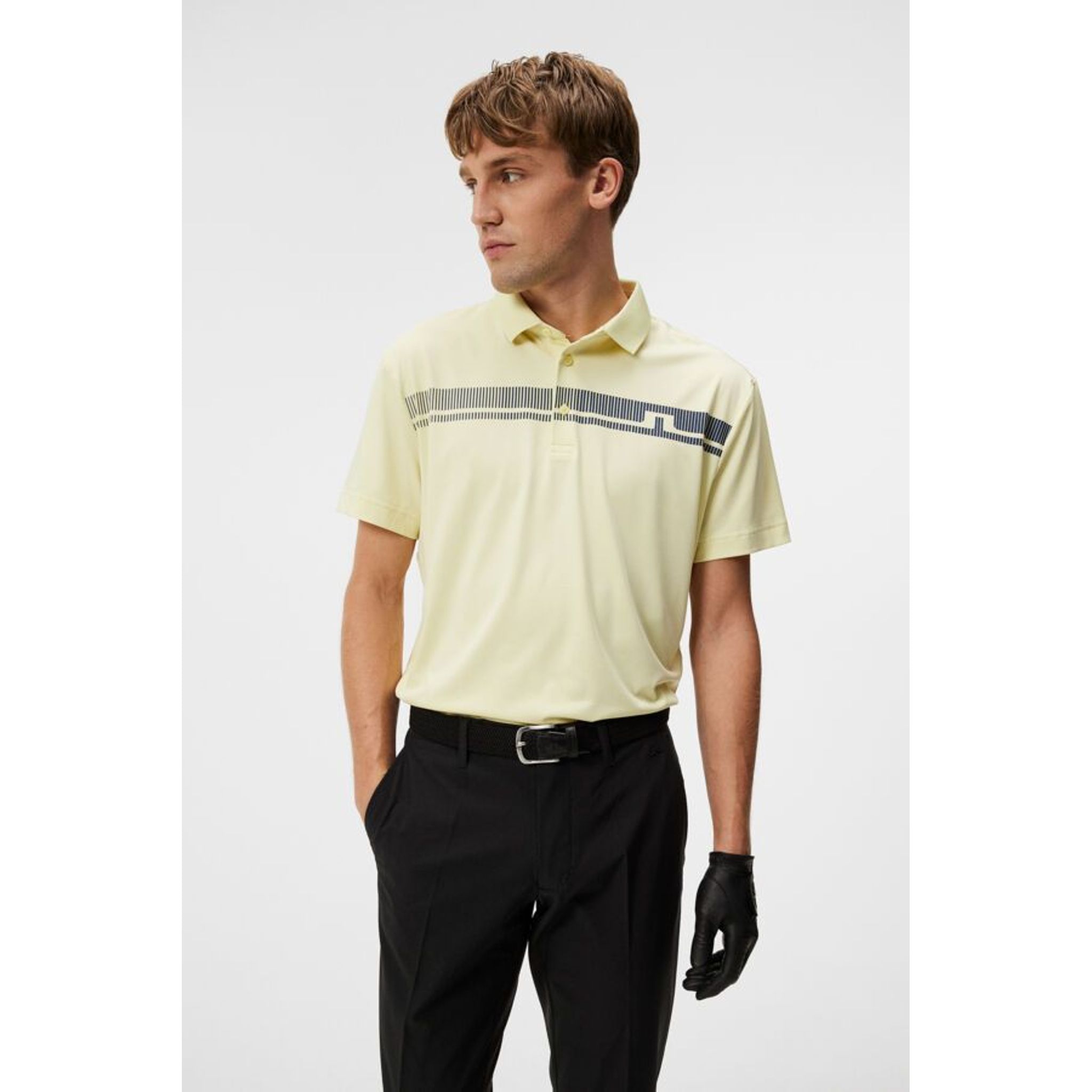 J. Lindeberg Klas Regular Fit Golf Polo Męskie