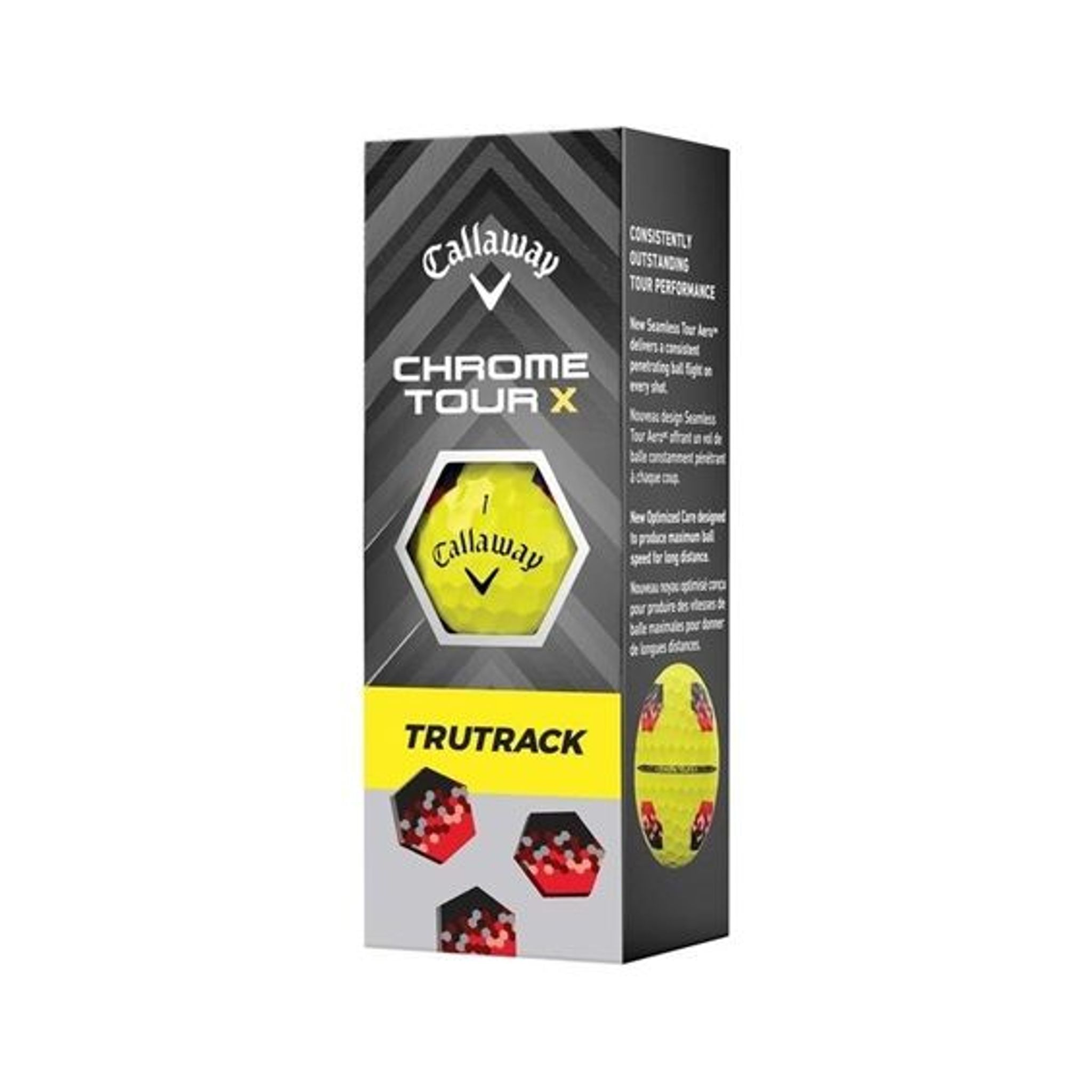 Callaway Chrome Tour X TruTrack [12 sztuk] Piłki golfowe (2024)