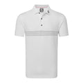 Footjoy Engineered Pinstripe Lisle Poloshirt Herren