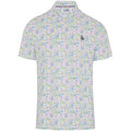 Original Penguin Pete Game Grid Print Polo Herren