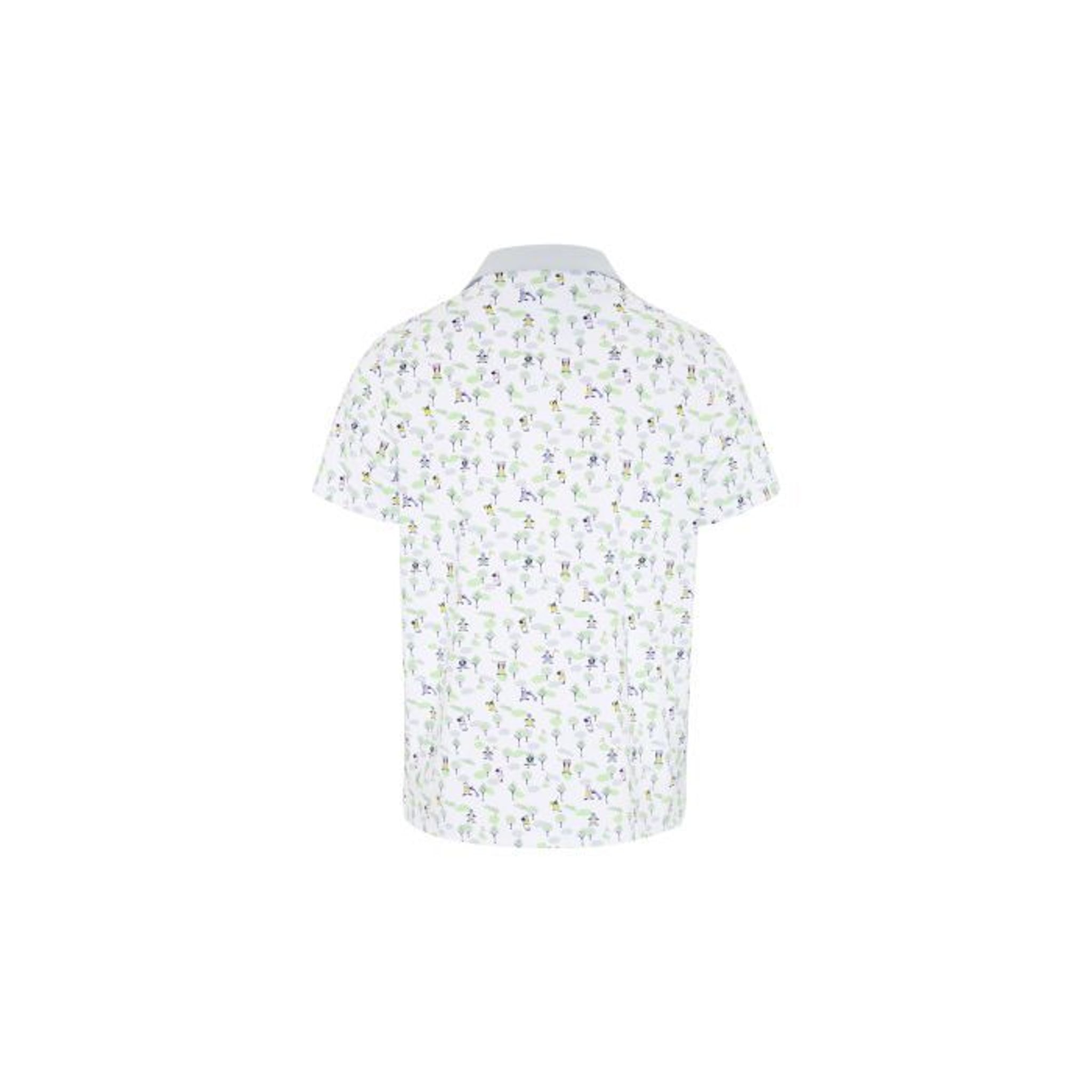 Original Penguin Pete 'N The Course Kolorowy Blok Druku Polo Męskie