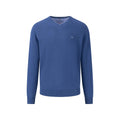 Fynch Hatton Sweter z dekoltem w serek HE / Stalowy / 3XL Męski