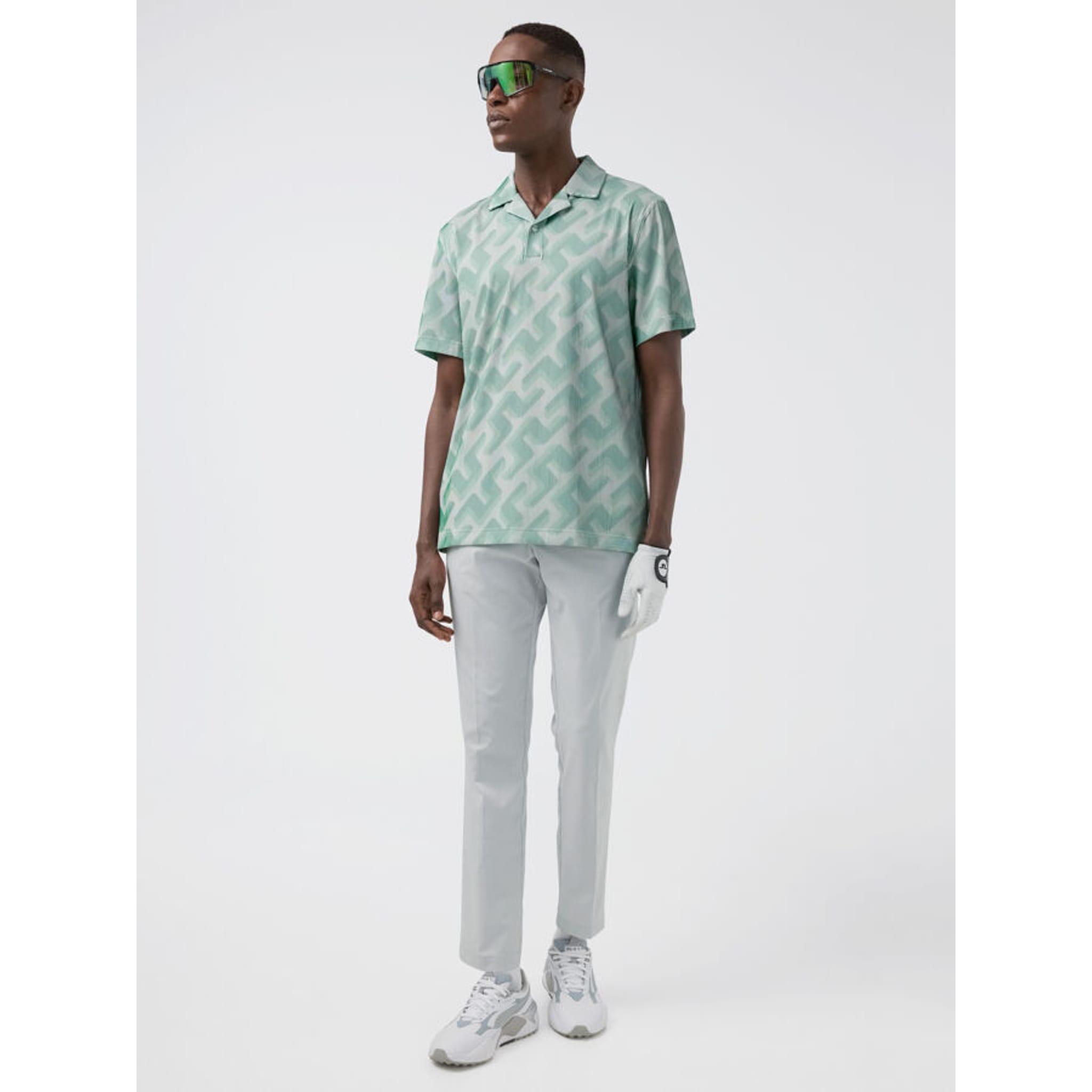 J. Lindeberg Polo 3D Bridge Monogram Męskie