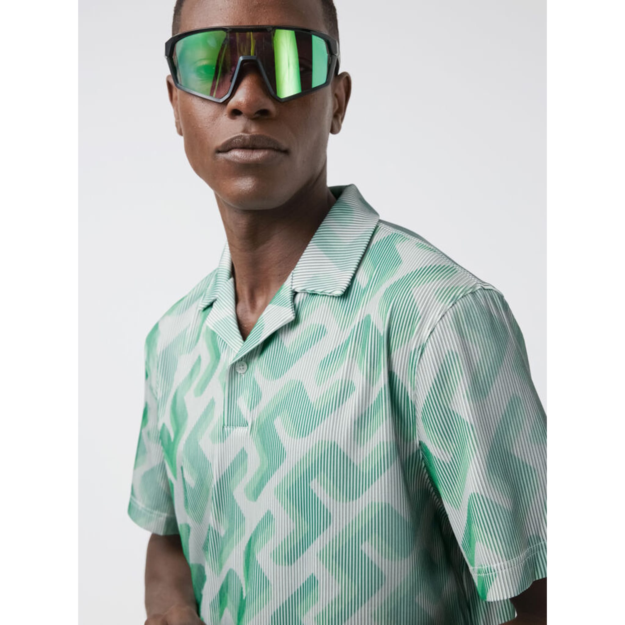 J. Lindeberg Polo 3D Bridge Monogram Męskie