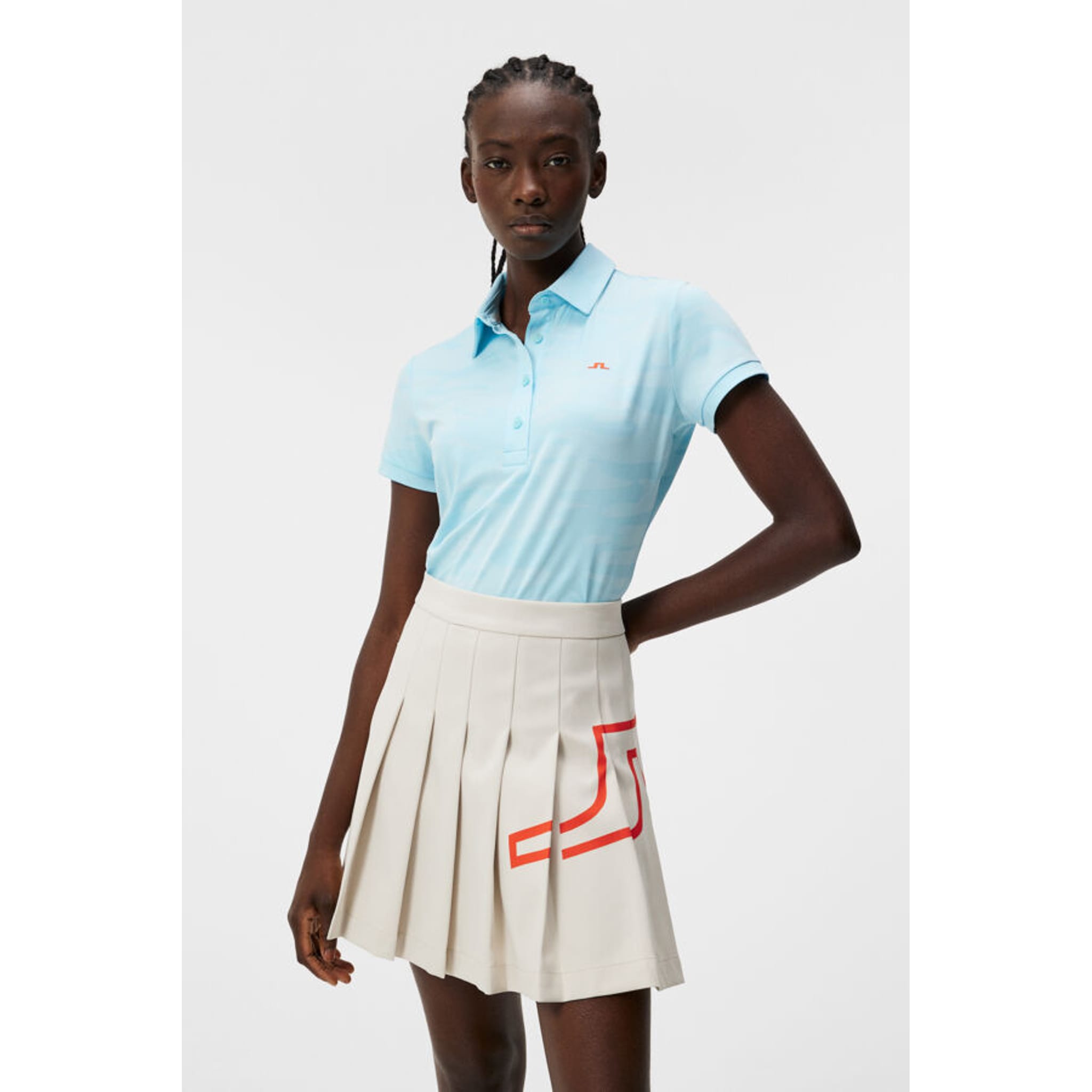 J. Lindeberg Alaya Jacquard Polo Damskie
